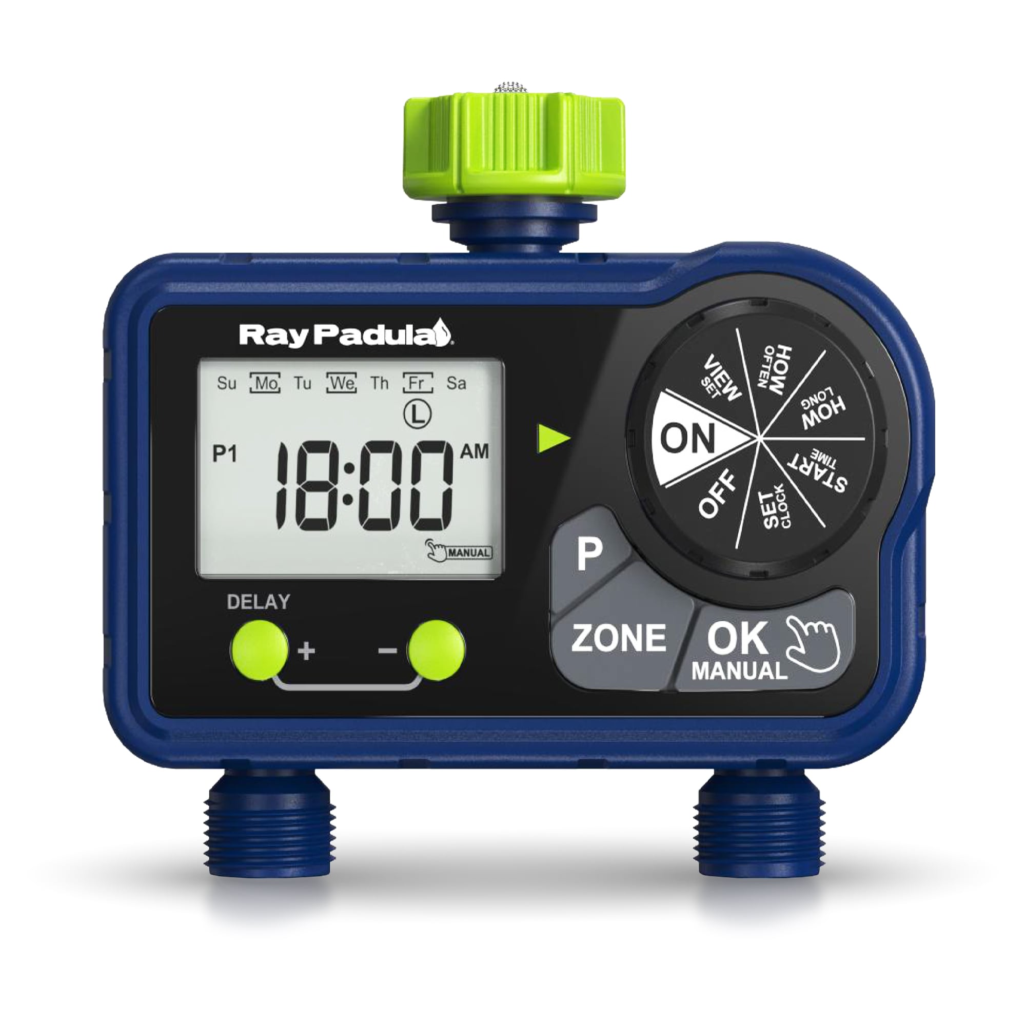 Ray Padula EC-TMOE-2 2 Output Port Adjustable Digital hose end timer