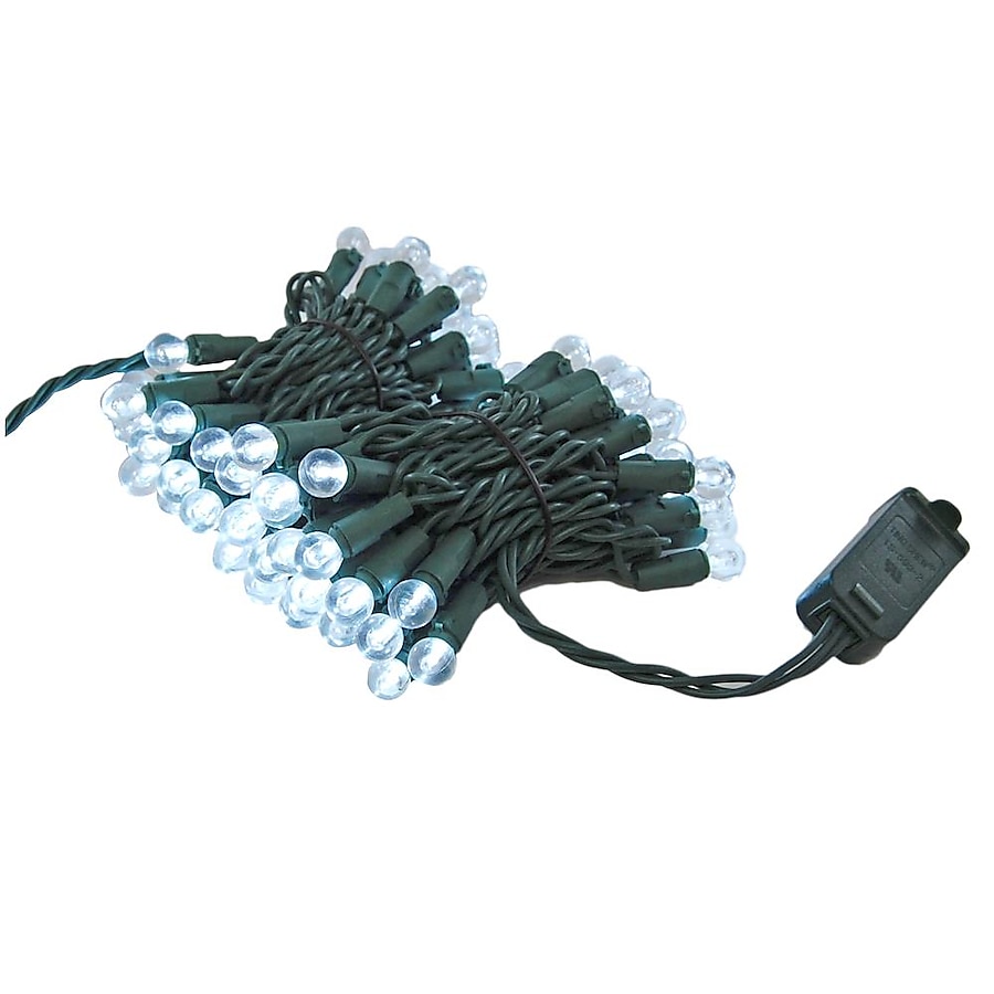 LumaBase 15.5-ft 70-Light Shade Plug-in Globe LED String Lights LumaBase 15.5-ft 70-Light Shade Plug-in Globe LED String Lights