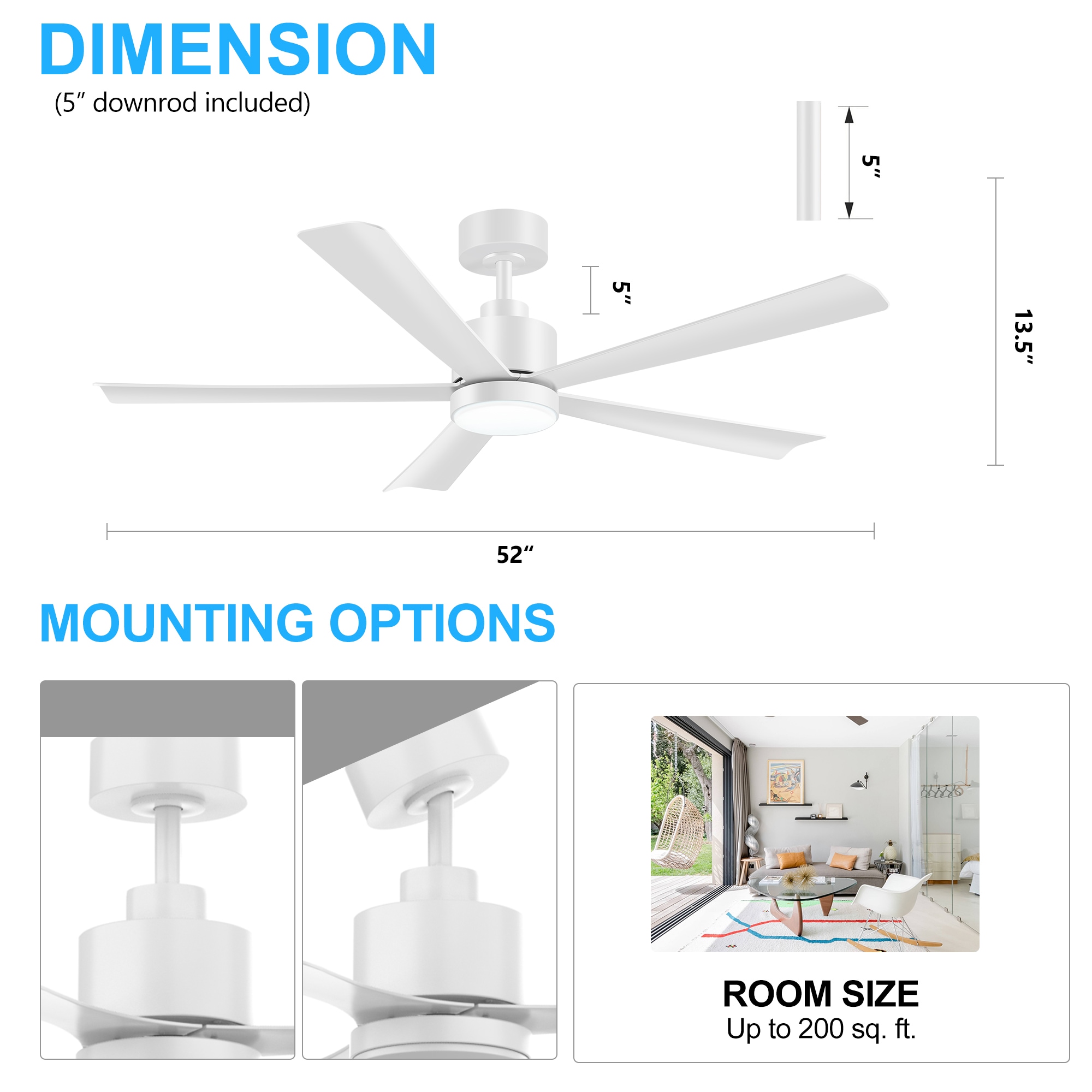 Breezary 30010-AW-L Ceiling-Fans - View #9