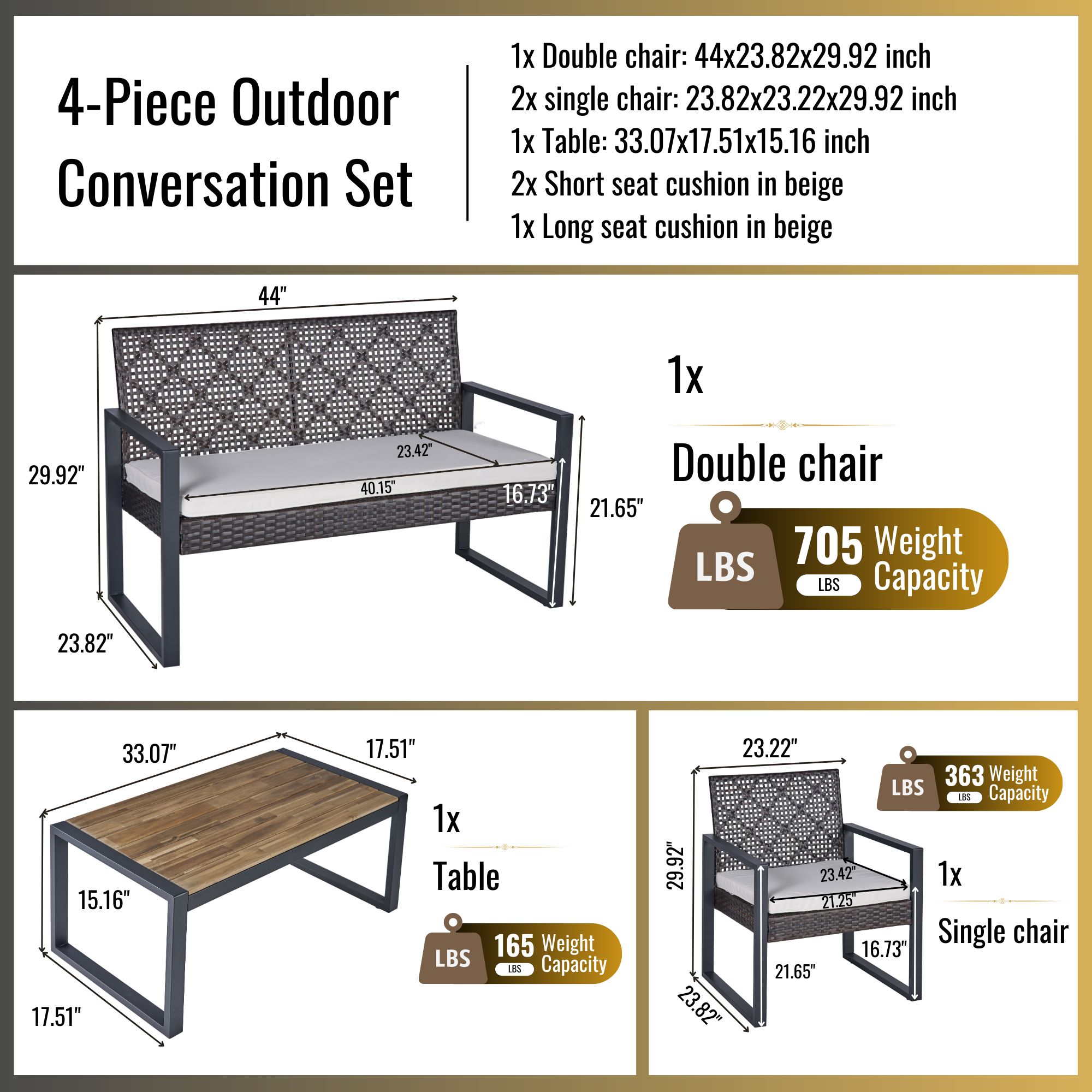 AHIOU HOME ZAAHG-1P149819SF Patio-Conversation-Sets - View #11