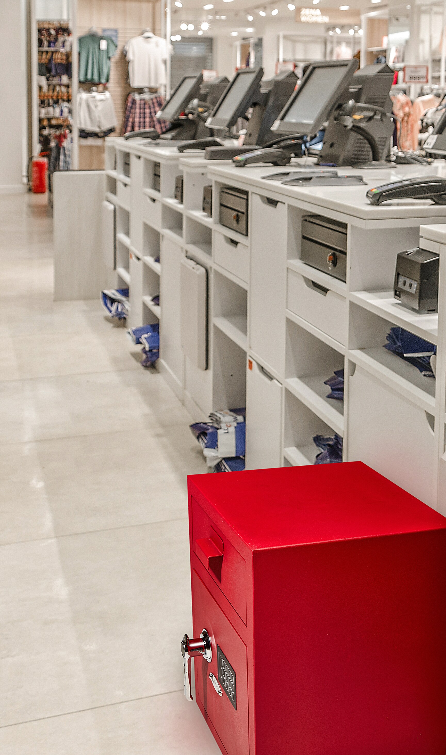 AdirOffice 670-200-RED Floor-Wall-Safes - View #2