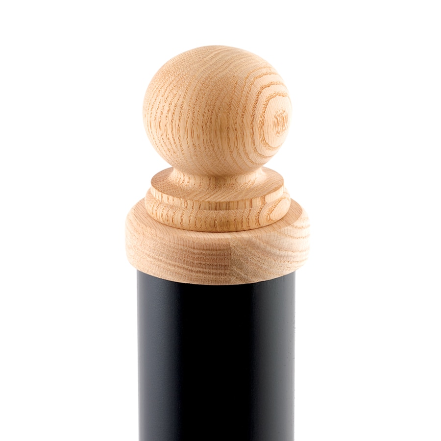 The Iron Shop OATC 3.5-in x 3.5-in Red Oak Finial