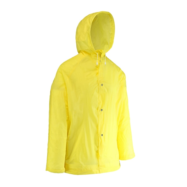 Safety Works 2-Piece Men's Large Yellow Rain Suit in the Clothing Sets ...