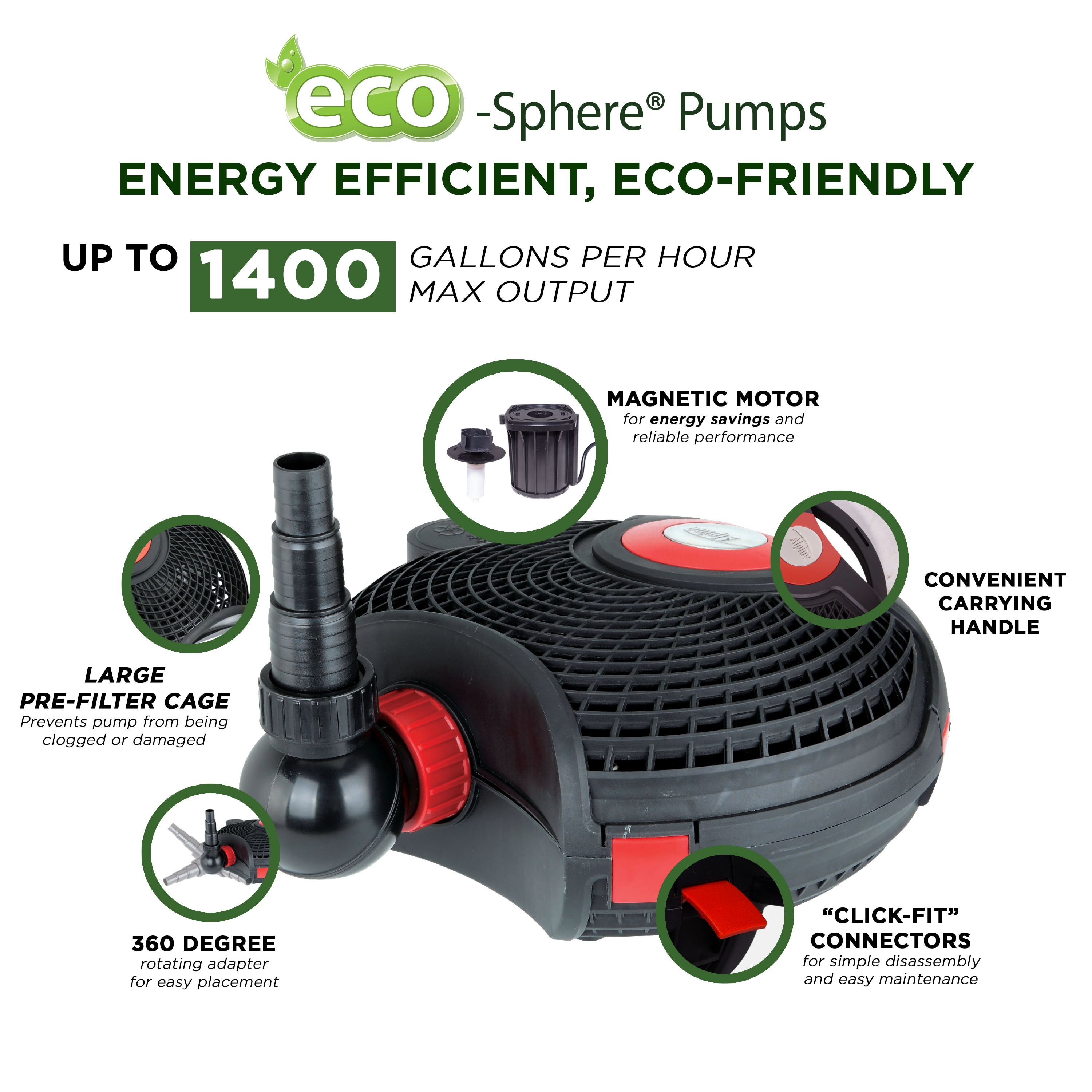Alpine Corporation PUR1400 Pond-Pumps - View #3