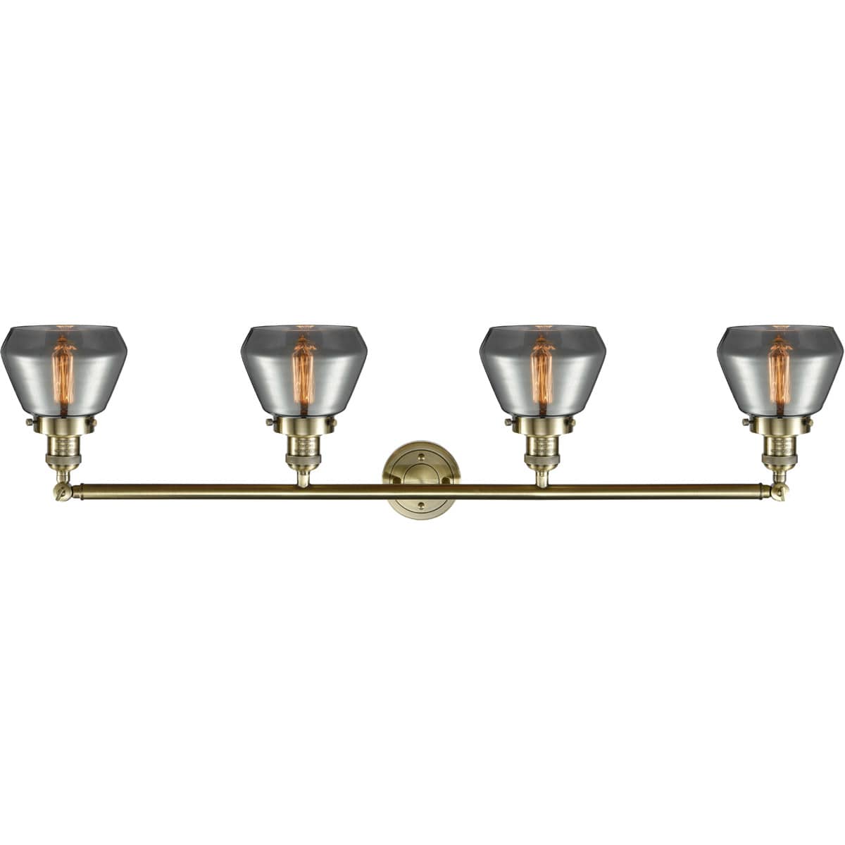 Innovations Lighting 1362811 215-AB-G173 Franklin Restoration Fulton Antique Brass