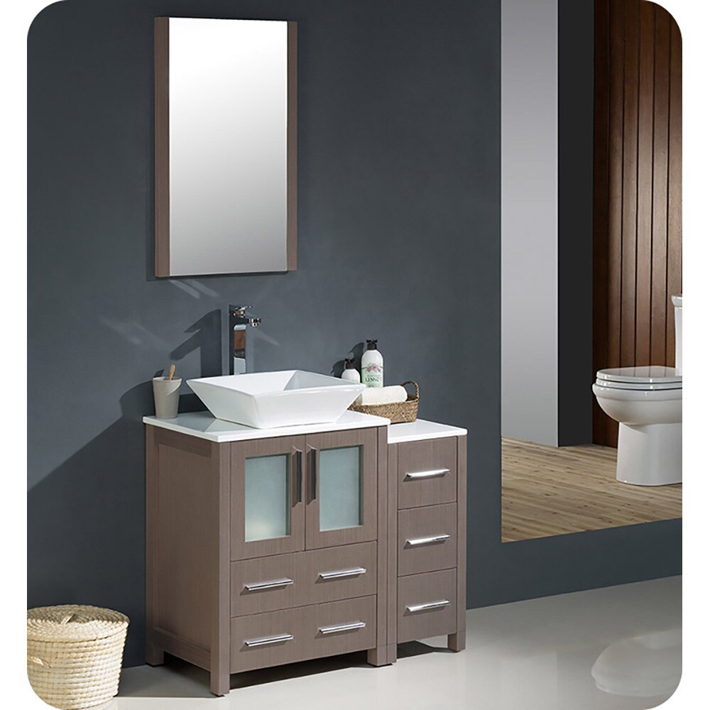 Fresca FCB62-2412GO-CWH-V Bath-Vanity-Combo - View #6