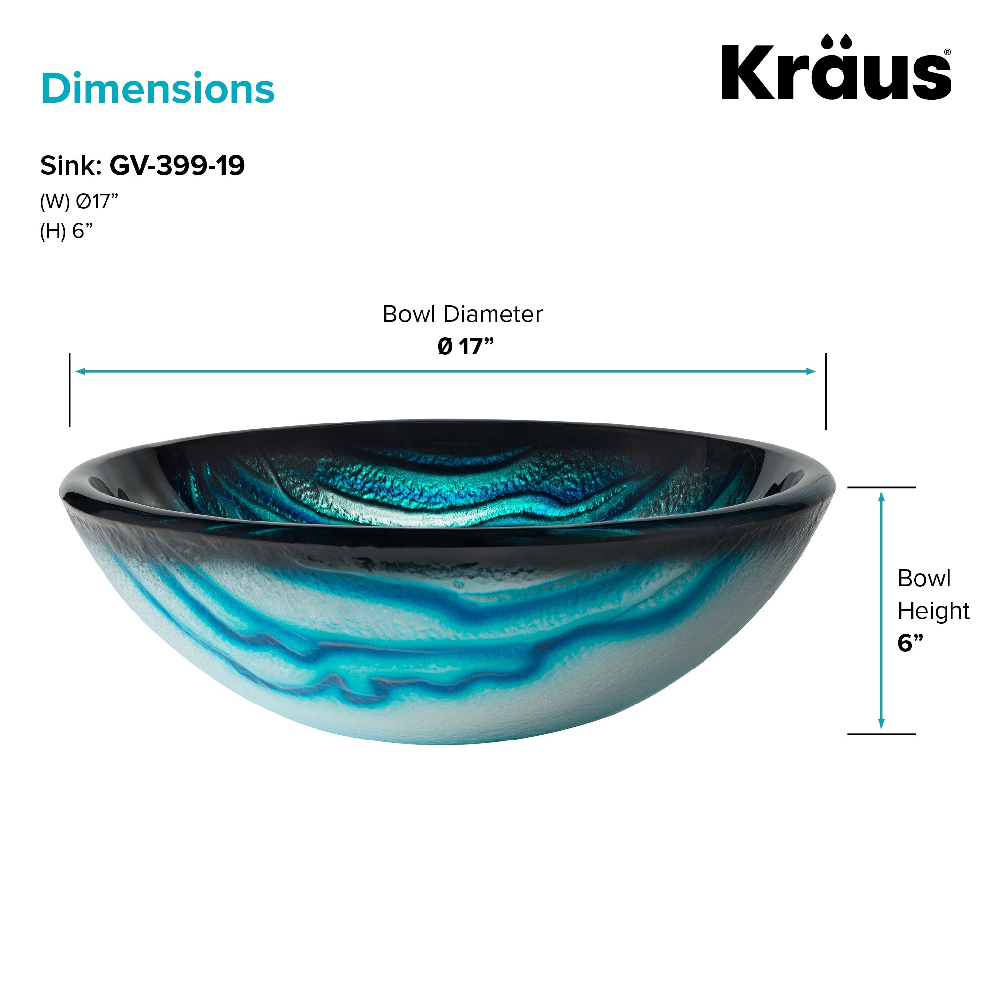 Kraus GV-399-19MM Bath-Sink - View #7