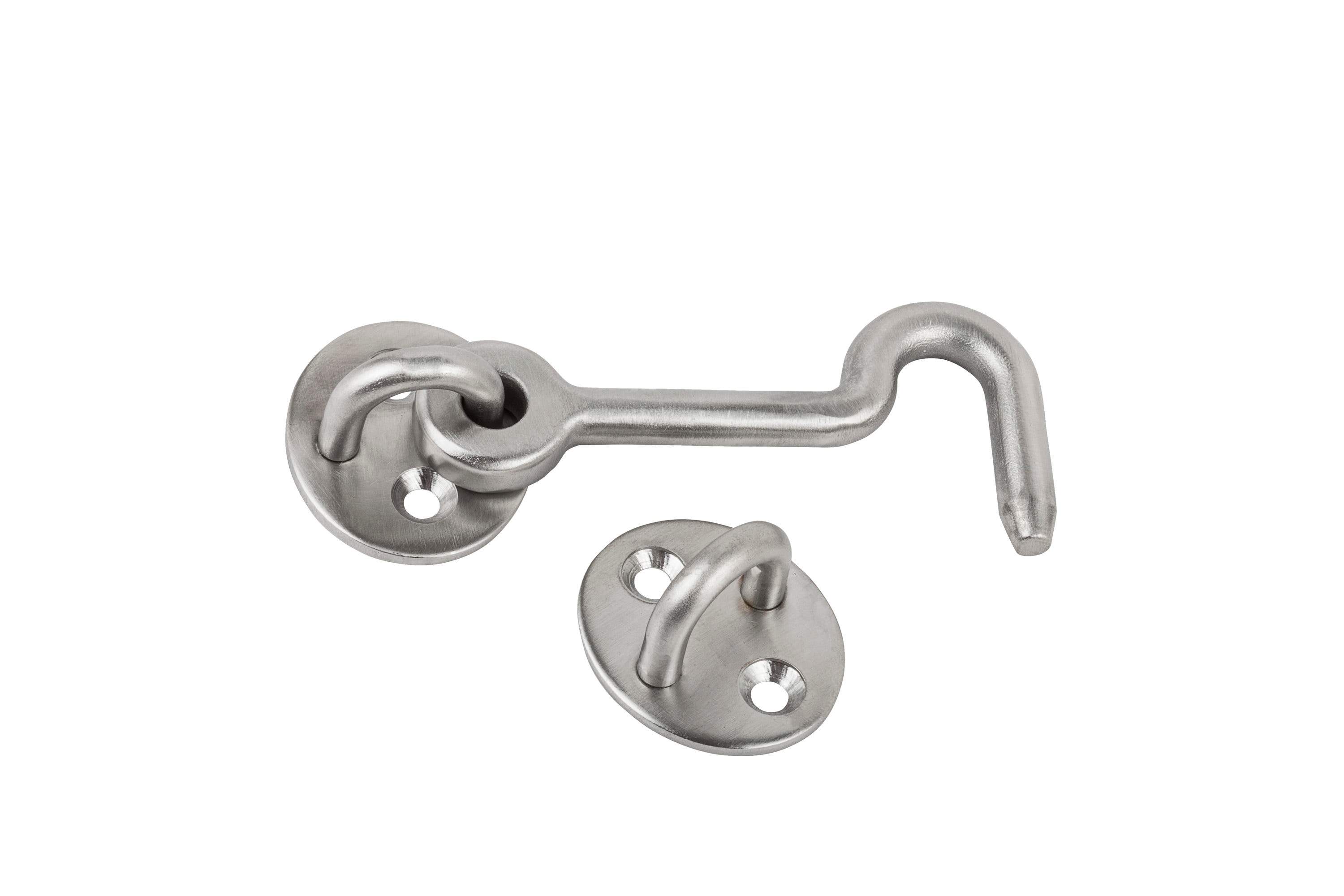 National Hardware 0.875-in Stainless Steel Stainless Steel Gate Hook and  Eye in the Hooks department at