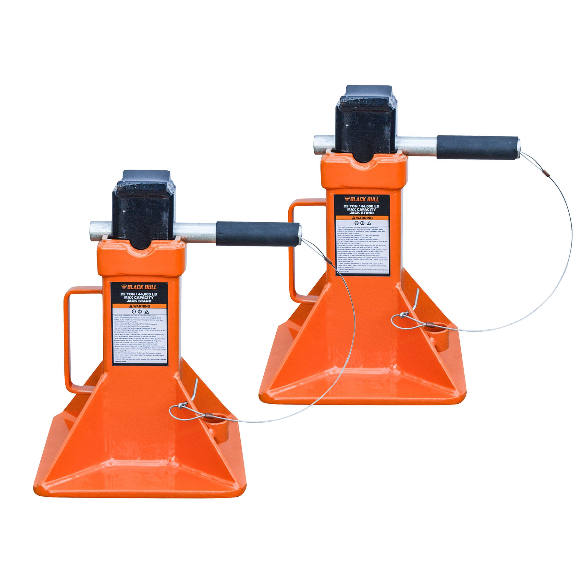 Black Bull JS22SET 22 Ton Jack Stand Set (2-pack)