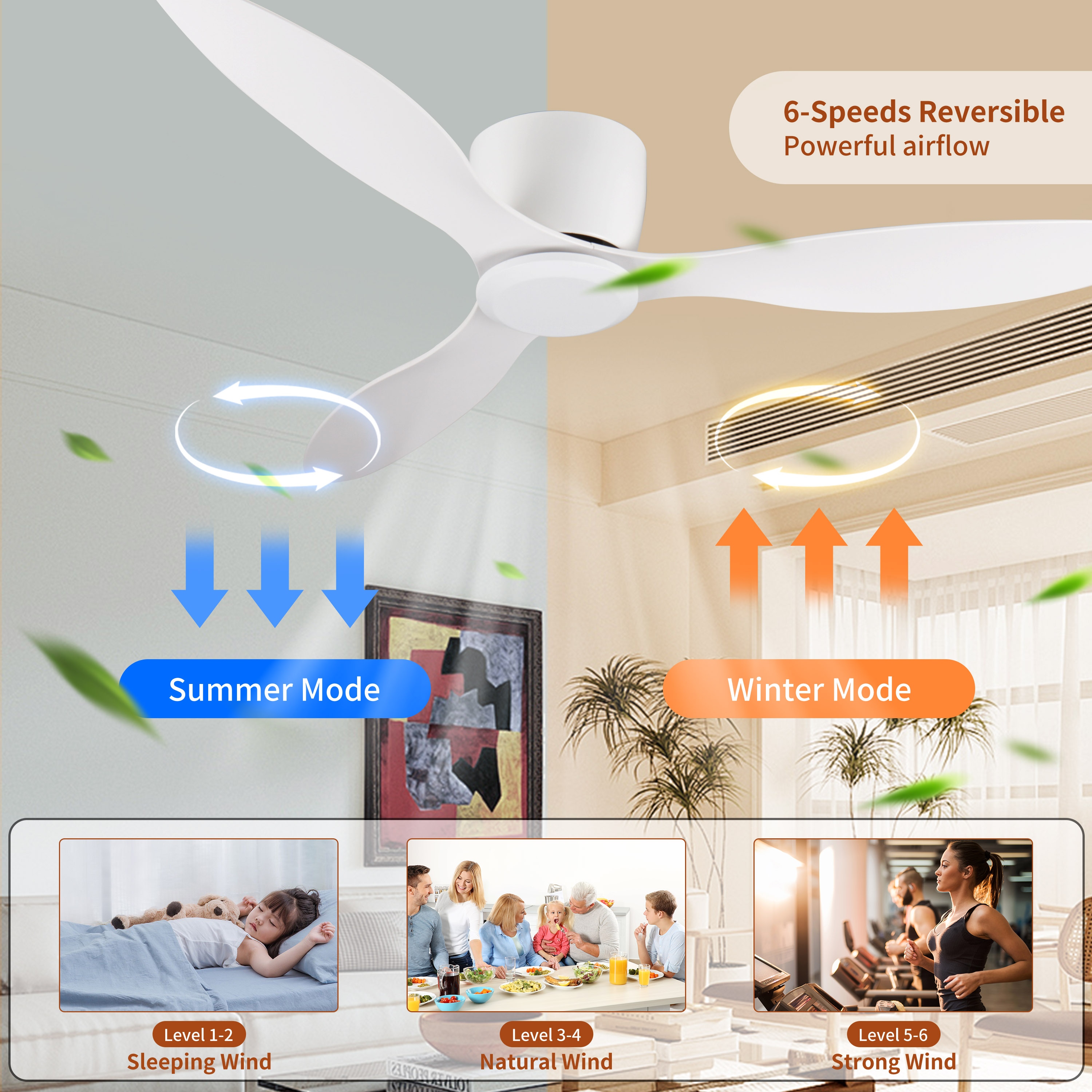 SINOFURN SYD130032BK Ceiling-Fans - View #7