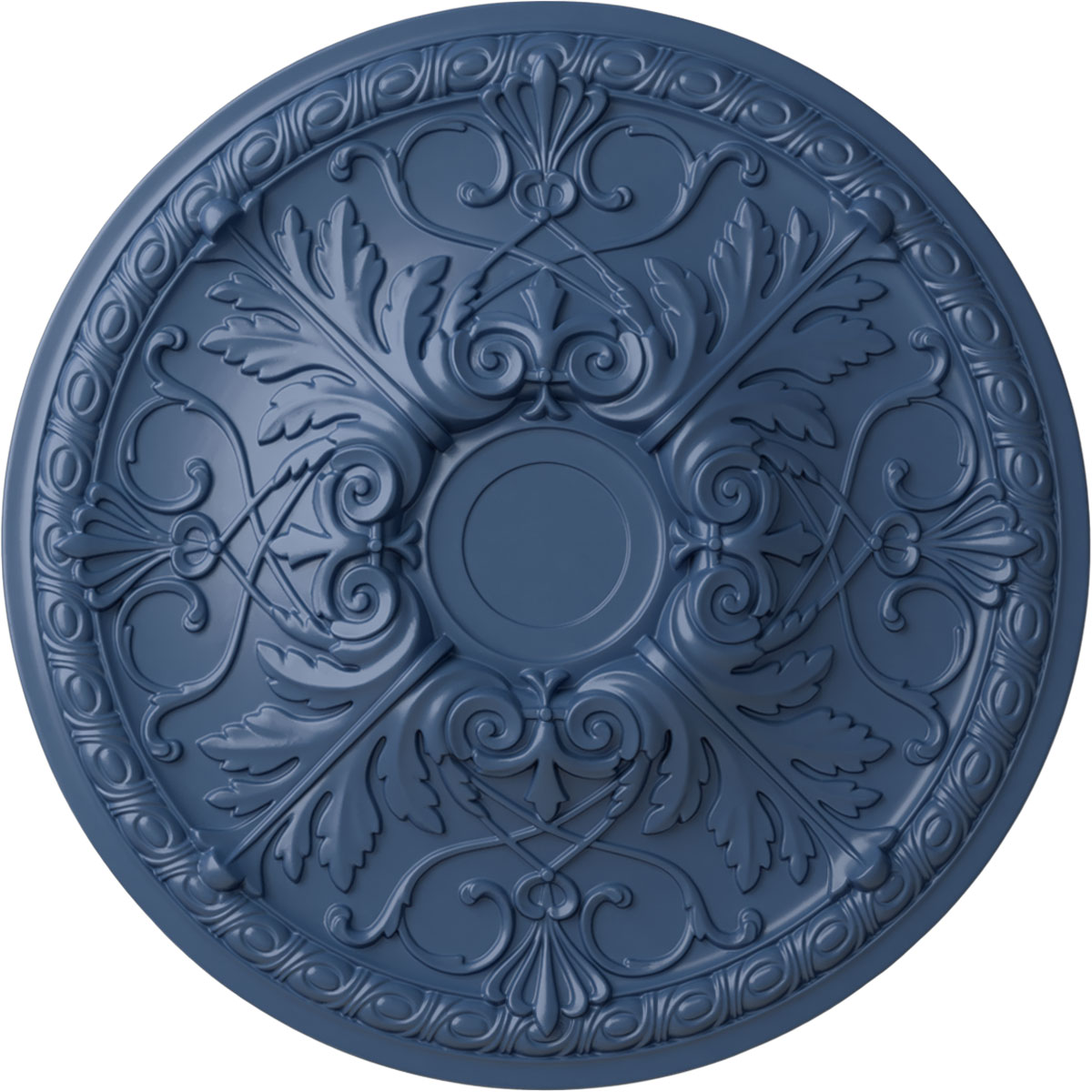 Ekena Millwork CM26TNAMF Tristan 26-in W x 26-in L Painted Americana Polyurethane Whole Ceiling Medallion