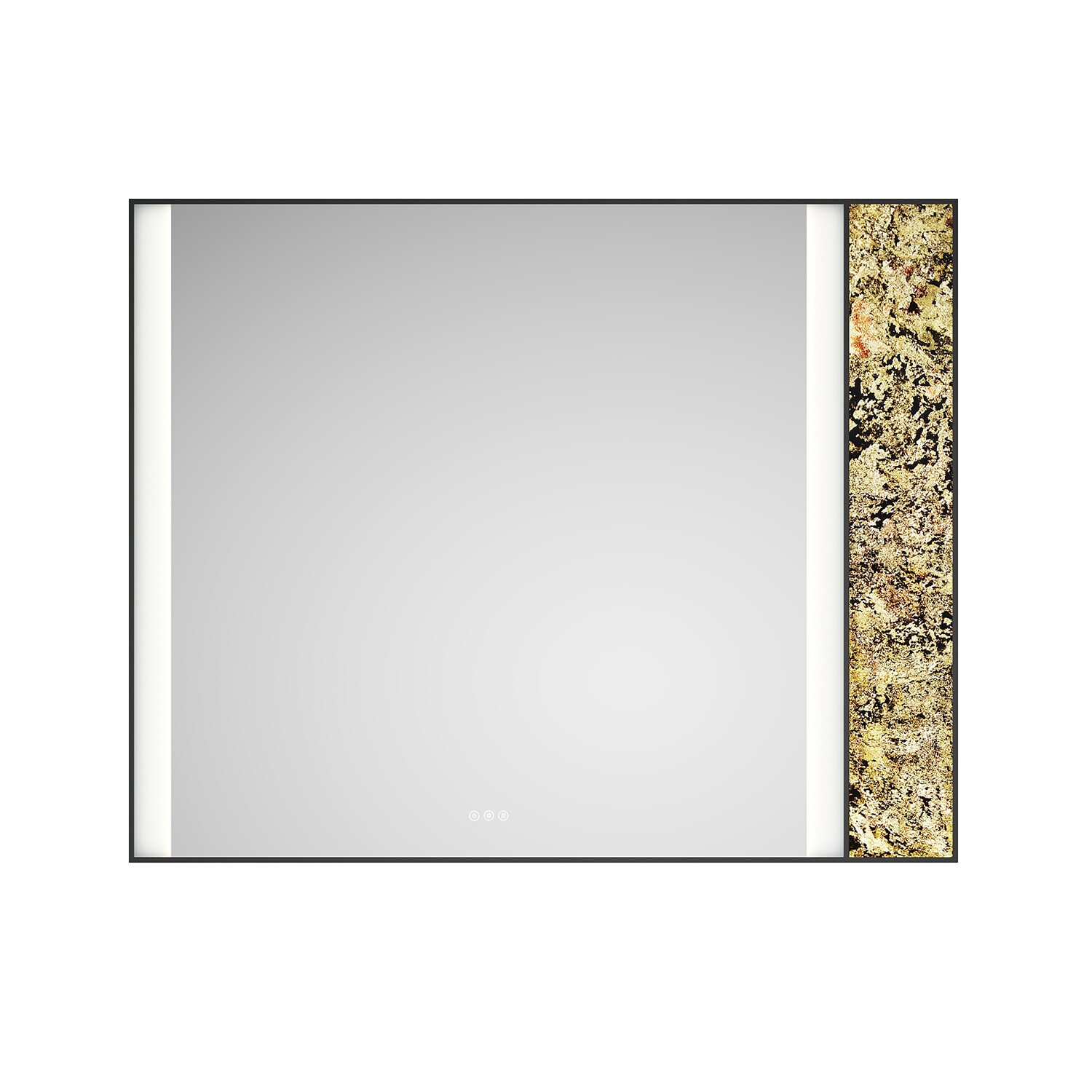 waterpar 84-in x 48-in Rectangle Bathroom Vanity Mirror (Silver) in the ...