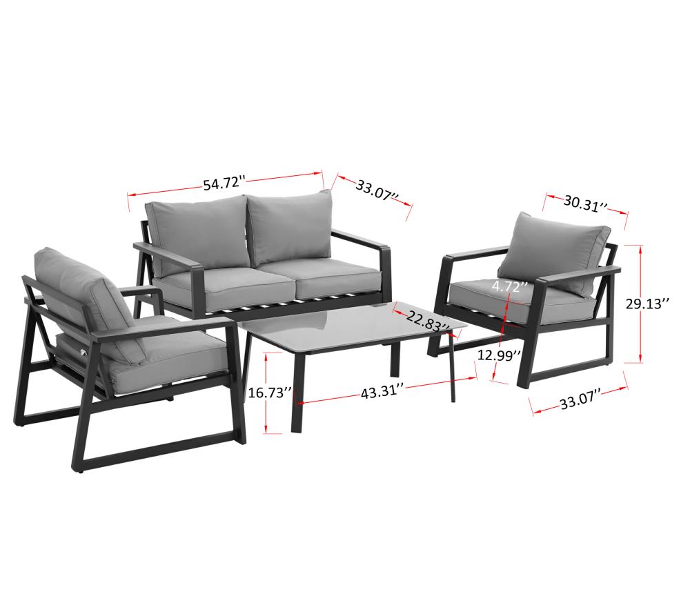 FOREST HOME FRQ03-GY Patio-Sofas-Daybeds - View #9