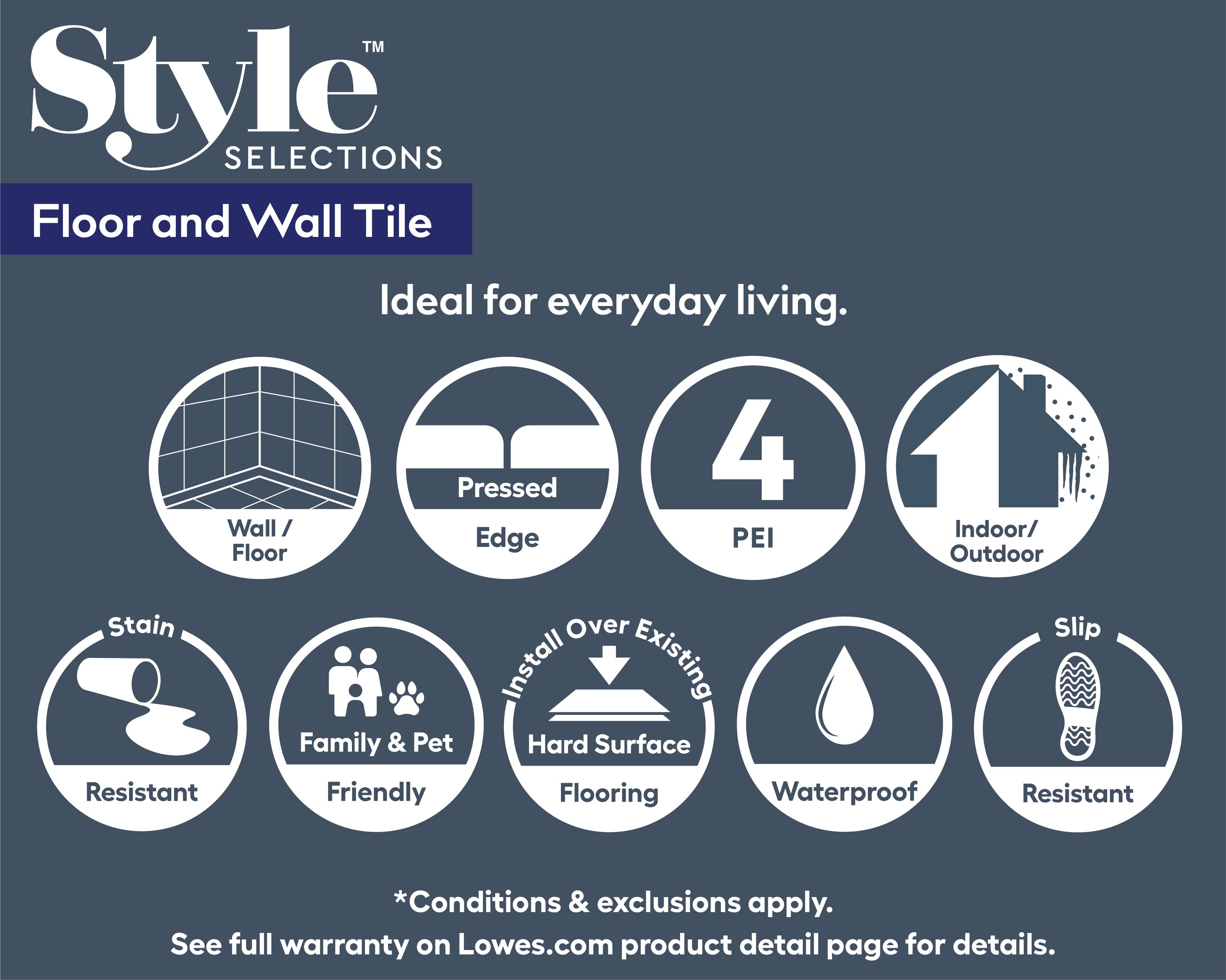 Style Selections 1102064 Ceramic-Tile - View #3