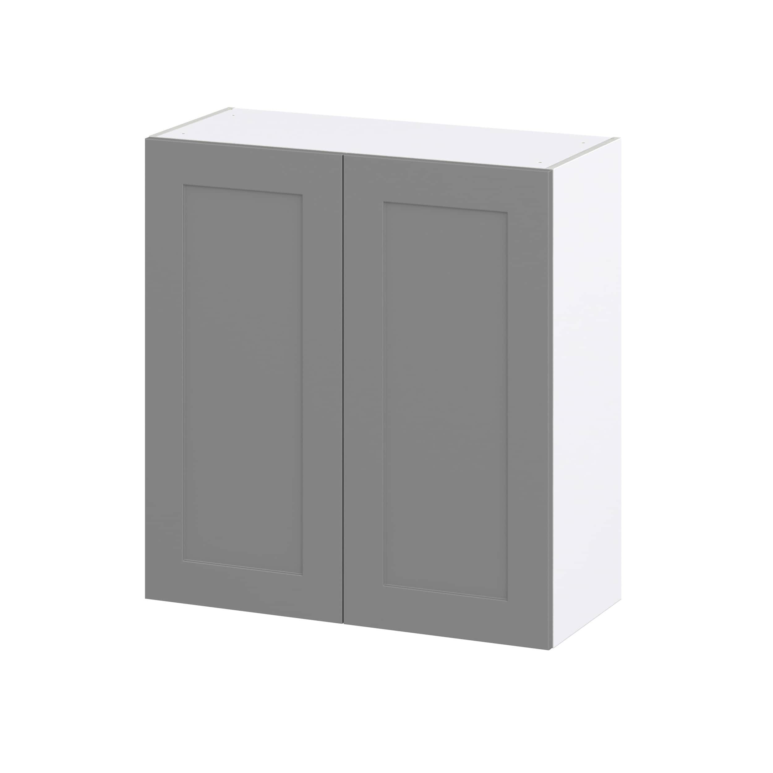Hugo&Borg DSW3335-BM 33-in W x 35-in H x 14-in D Slate Gray Wall Fully assembled Cabinet (Recessed Panel Shaker)