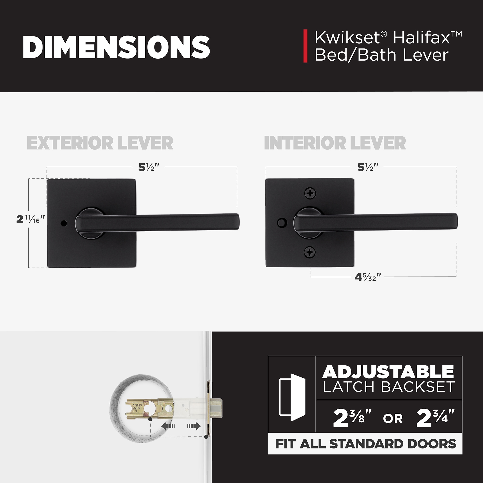 Kwikset Signature Series 730HFL SQT 514 CP Door-Handles - View #8