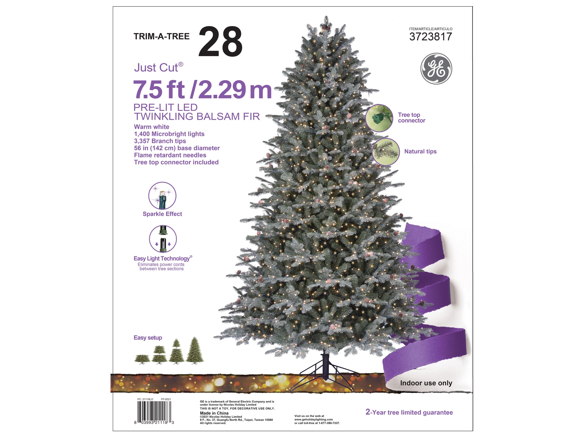 GE 21118LO Artificial-Christmas-Trees - View #11