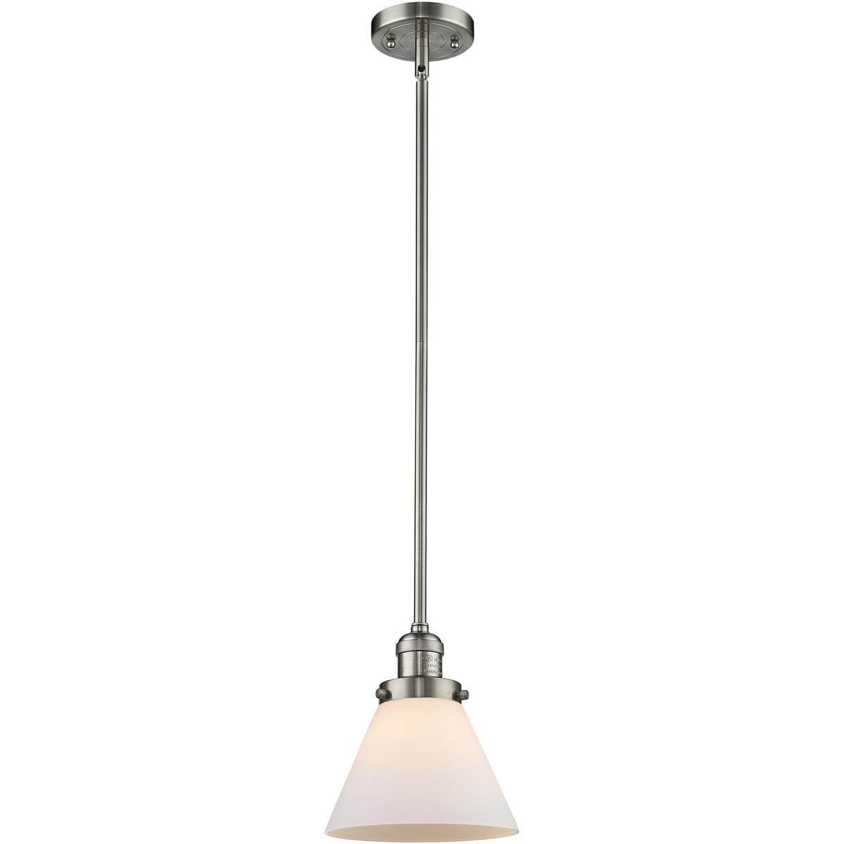Innovations Lighting 1355629 201S-SN-G41-LED Franklin Restoration Cone Mini Pendant