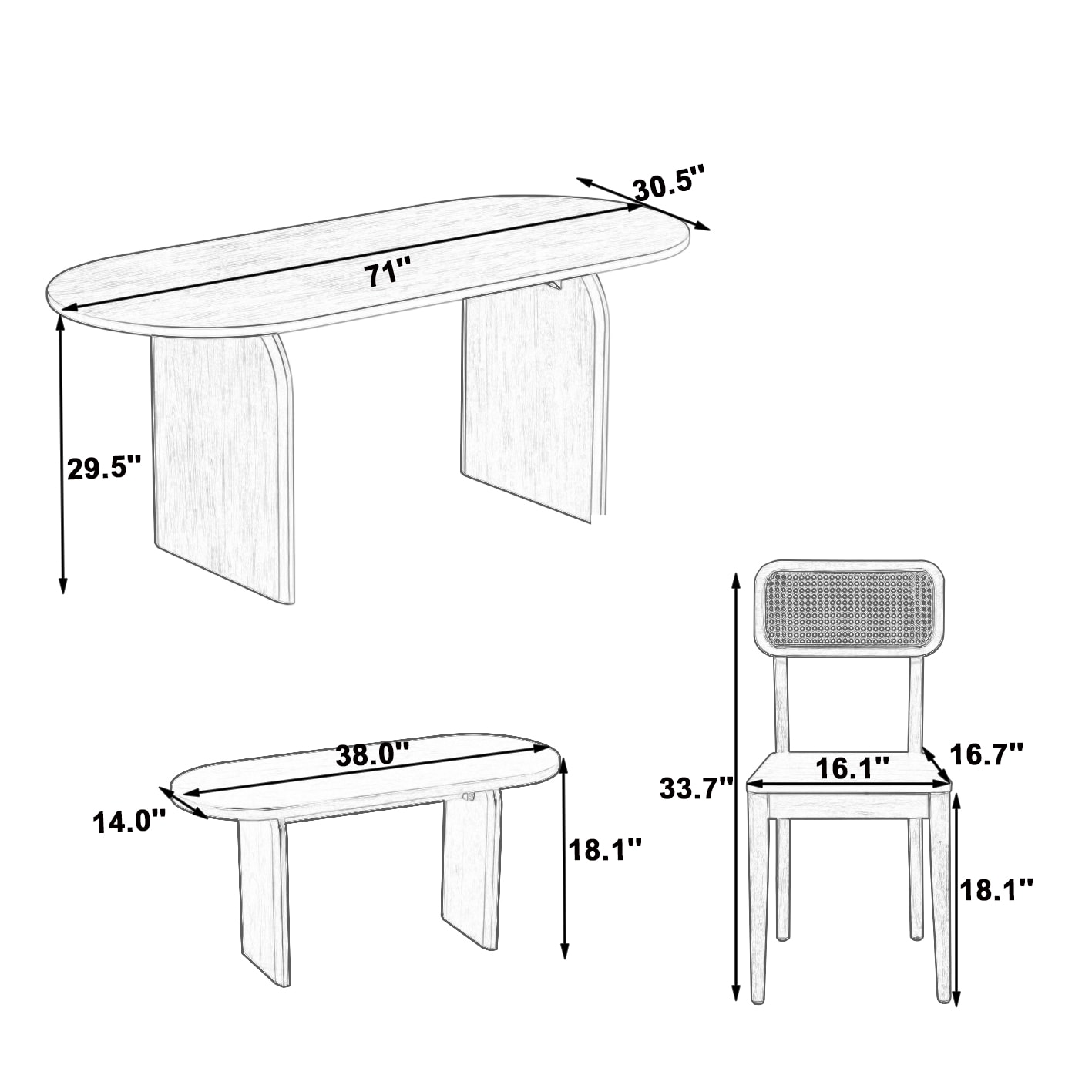 Bybafun YA0100296 Dining-Sets - View #3