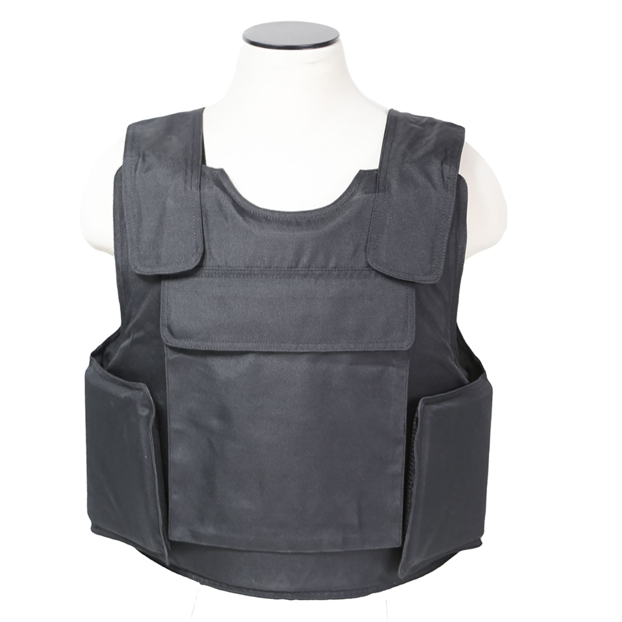 NcSTAR Vism Outer Carrier Vest w 4 3A Ballistic Panels-Black Med at ...