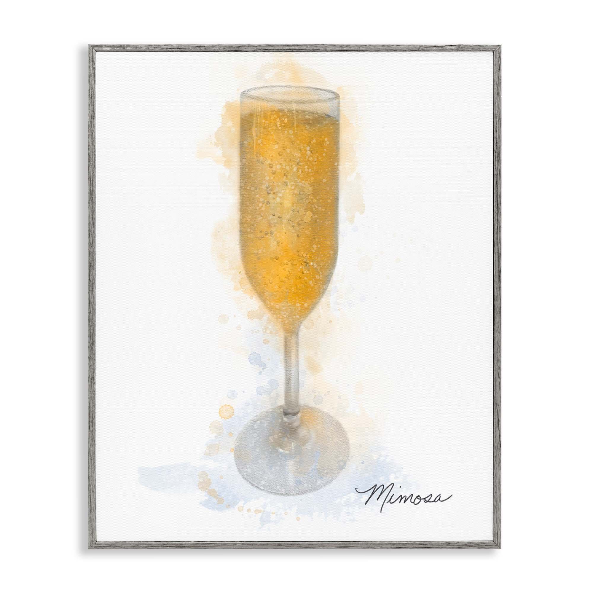 Stupell Industries BS-502-GFF-16X20 Gleaming Mimosa Glass Gray Framed Giclee Art By Matthew Piotrowicz 16 x 20
