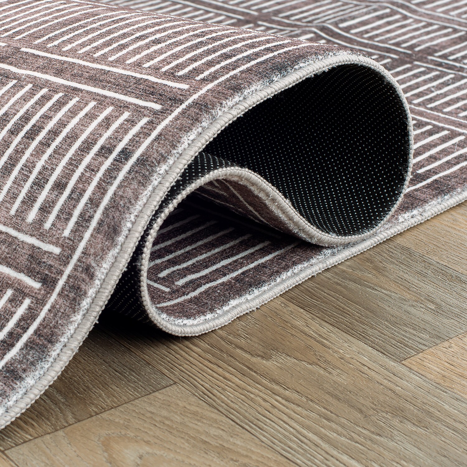 World Rug Gallery WR68BROWN8X10 rugs - View #3