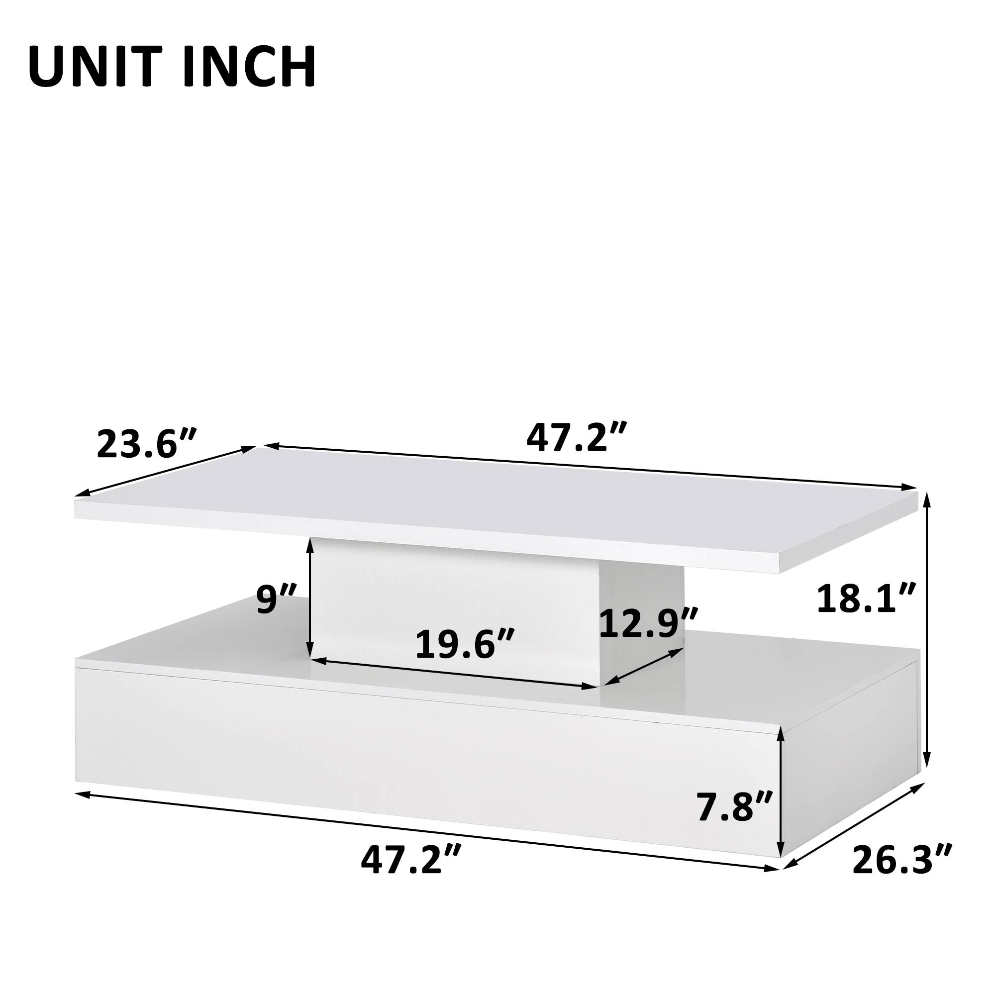 Qualler CTM192554D Coffee-Tables - View #12