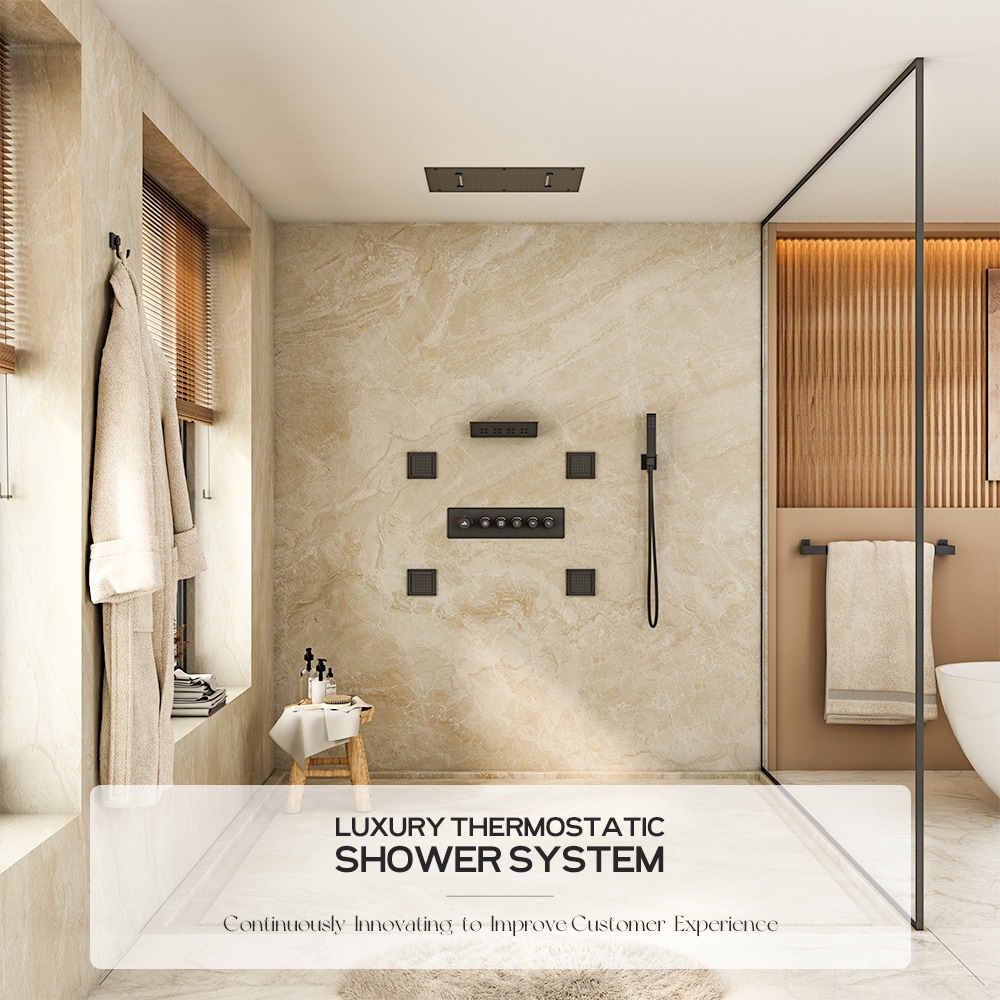 CASAINC KCHS0025-MB Showerhead-Bar-Panels - View #2