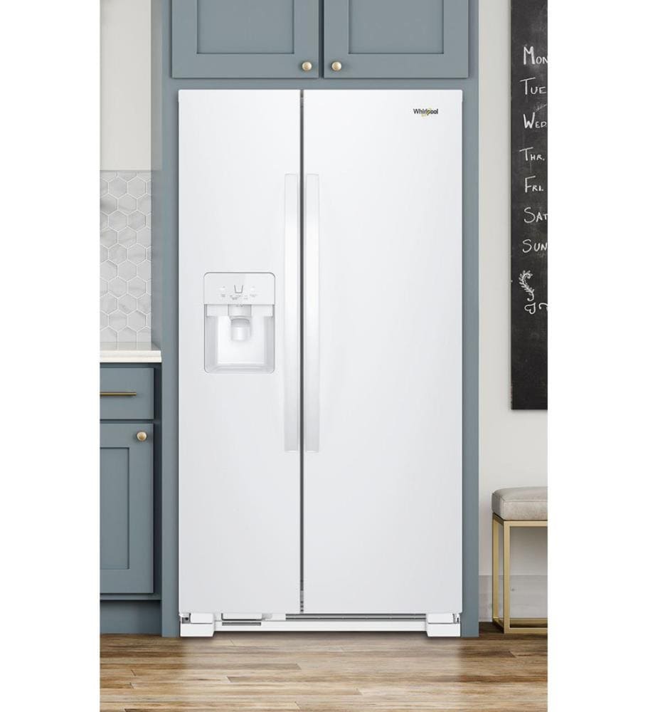 Whirlpool 24.5-cu ft Side-by-Side Refrigerator with Ice Maker, Water ...