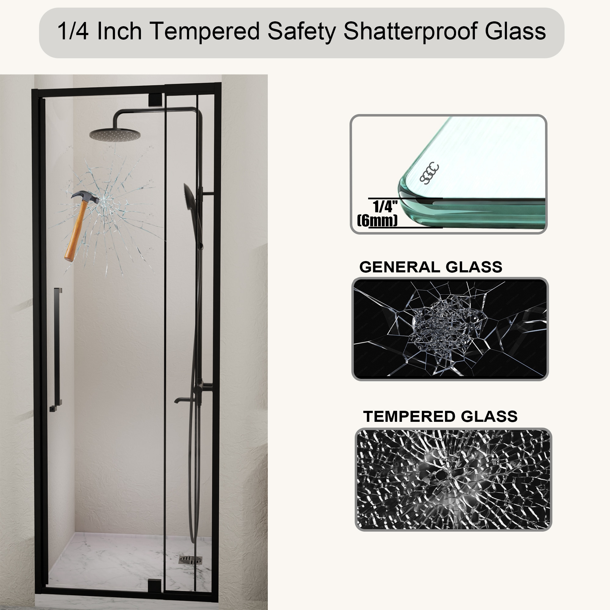 GDFStudio 375039 Shower-Doors - View #3