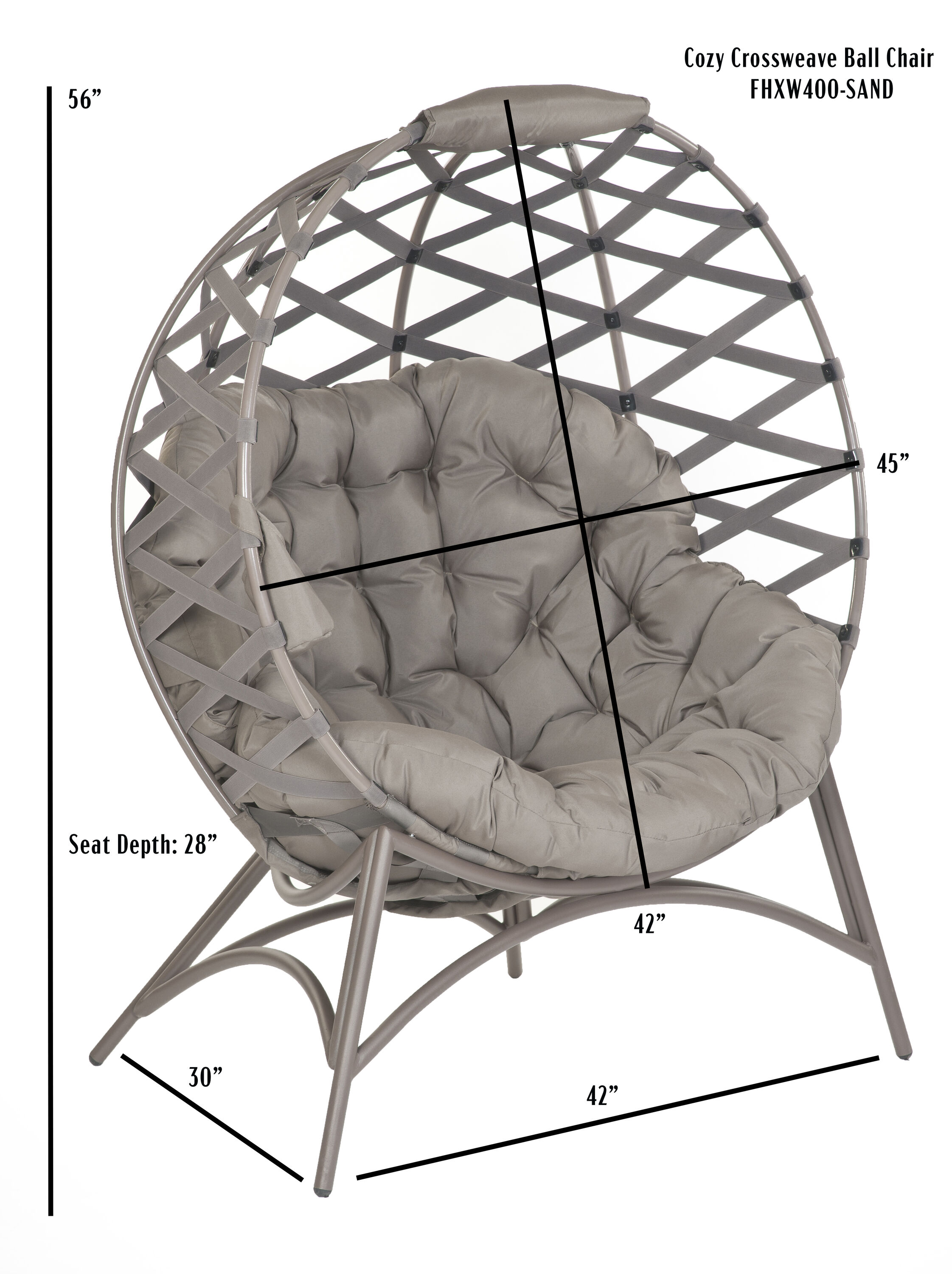 Flowerhouse FHXW400-SAND Patio-Chairs - View #10
