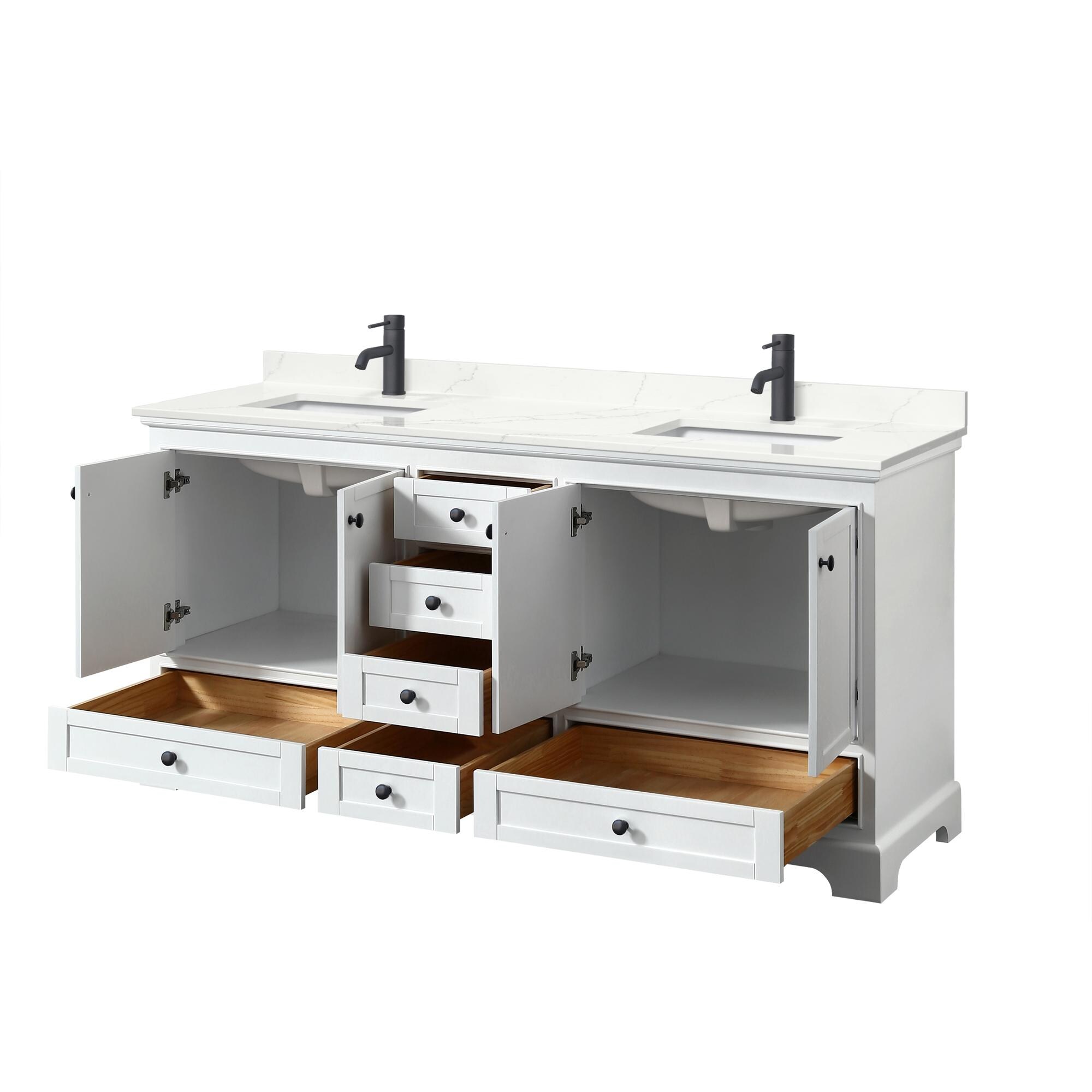 Wyndham Collection WCS202072DWBGTUNSMXX Bath-Vanity-Combo - View #2