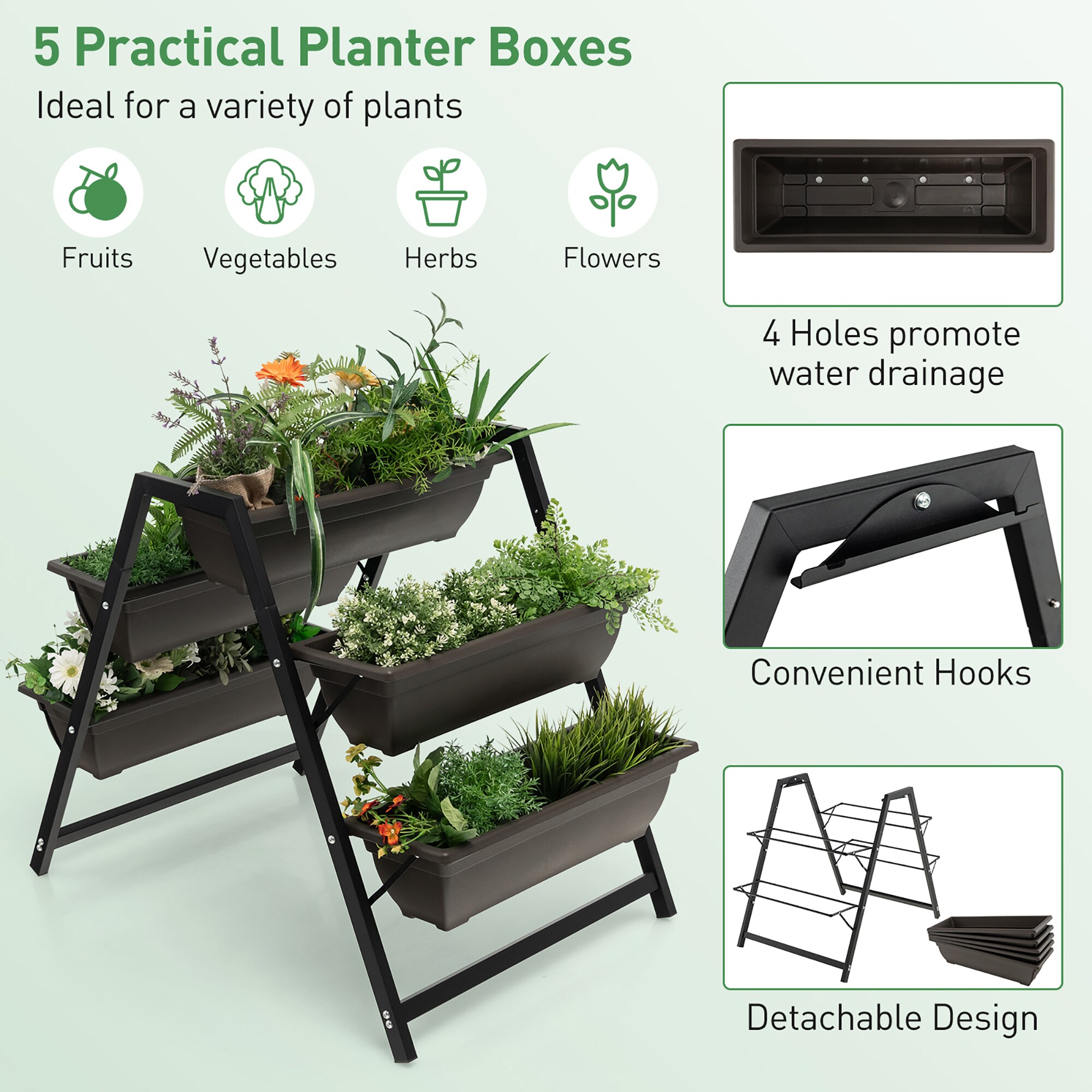 Costway GTLS00040 Raised-Garden-Beds - View #5