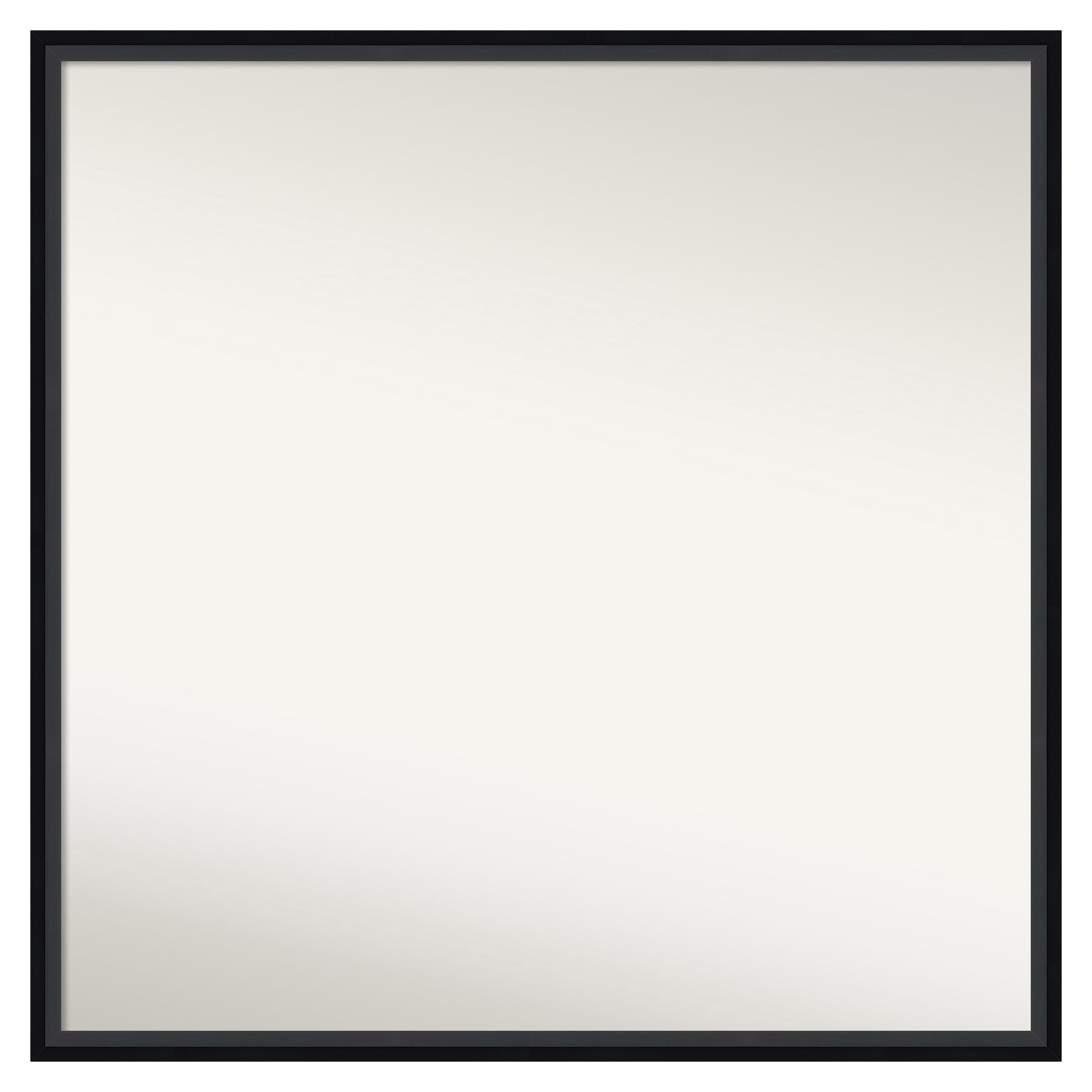 Amanti Art A17007222494 Lucie Black Frame 27.25-Inches W x 27.25-Inches H Square Lucie Black Framed Vanity Mirror