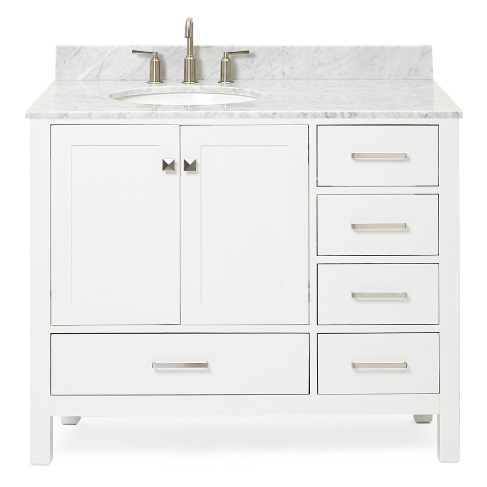 ARIEL A043SLCW2OVOWHT Bath-Vanity-Combo - View #2