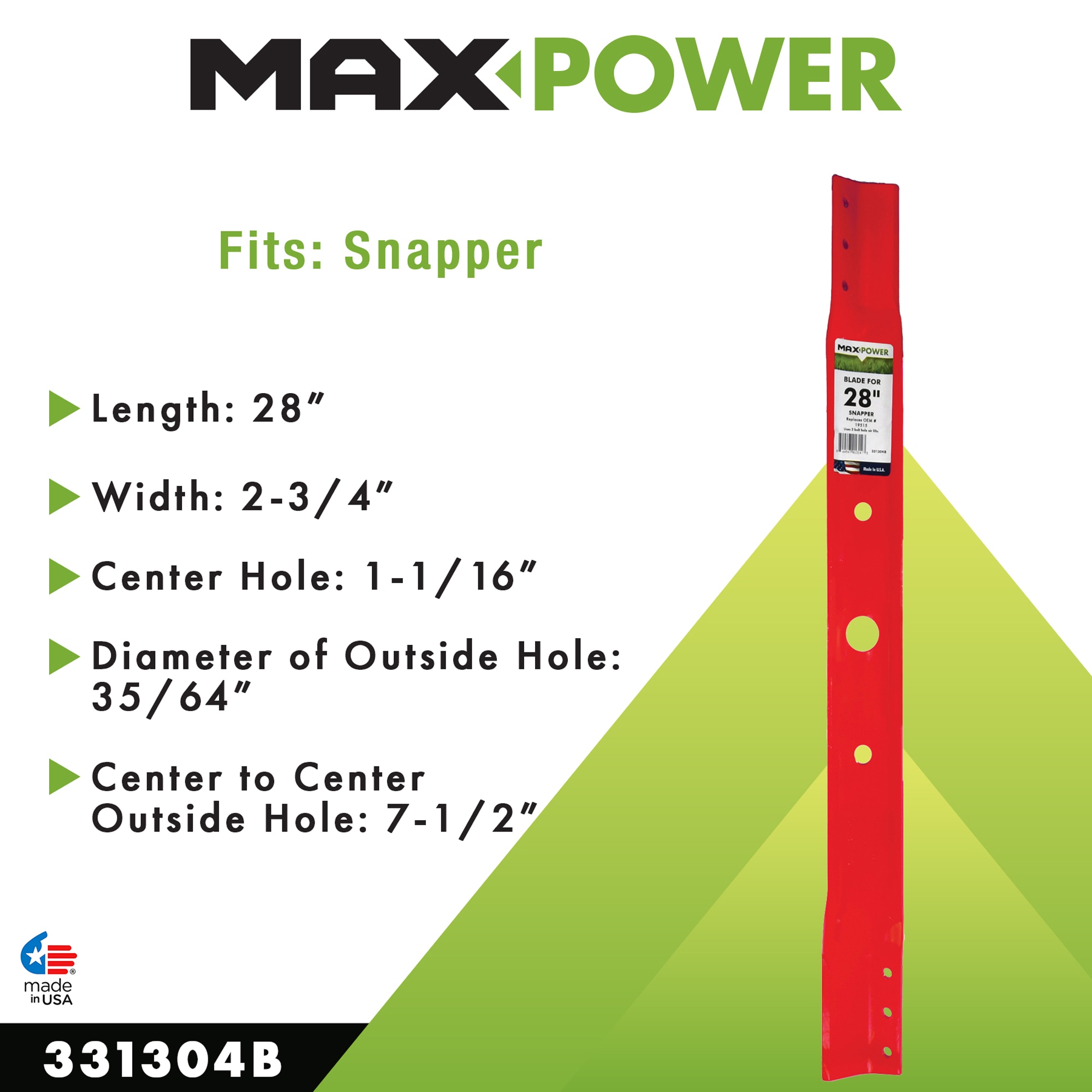 MaxPower 331304B Ope-Mower-Blades - View #5