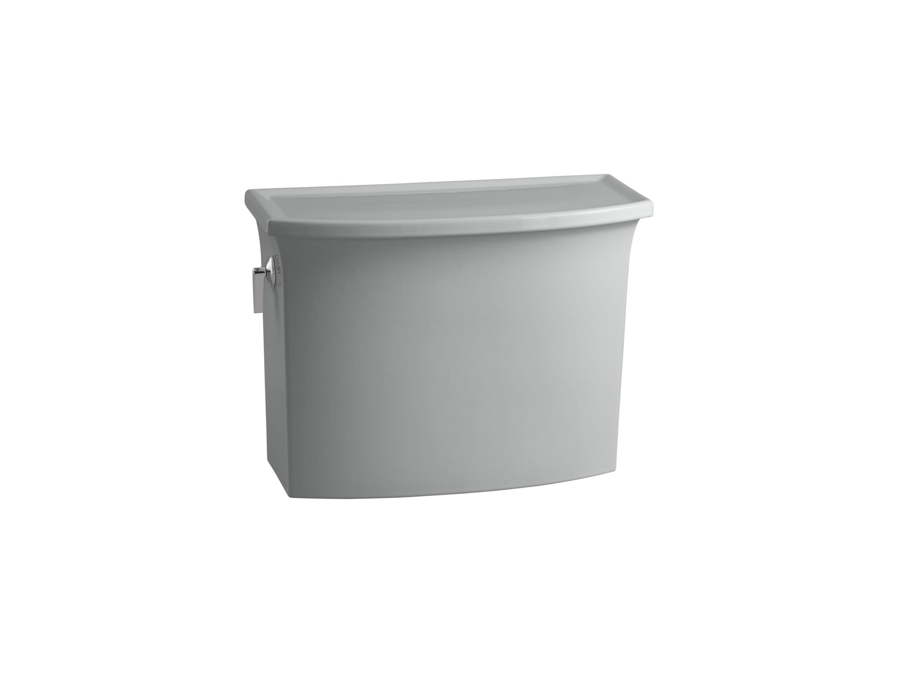 KOHLER Archer Ice Grey 1.28 -GPF Single -Flush High Efficiency Toilet Tank #4431-95