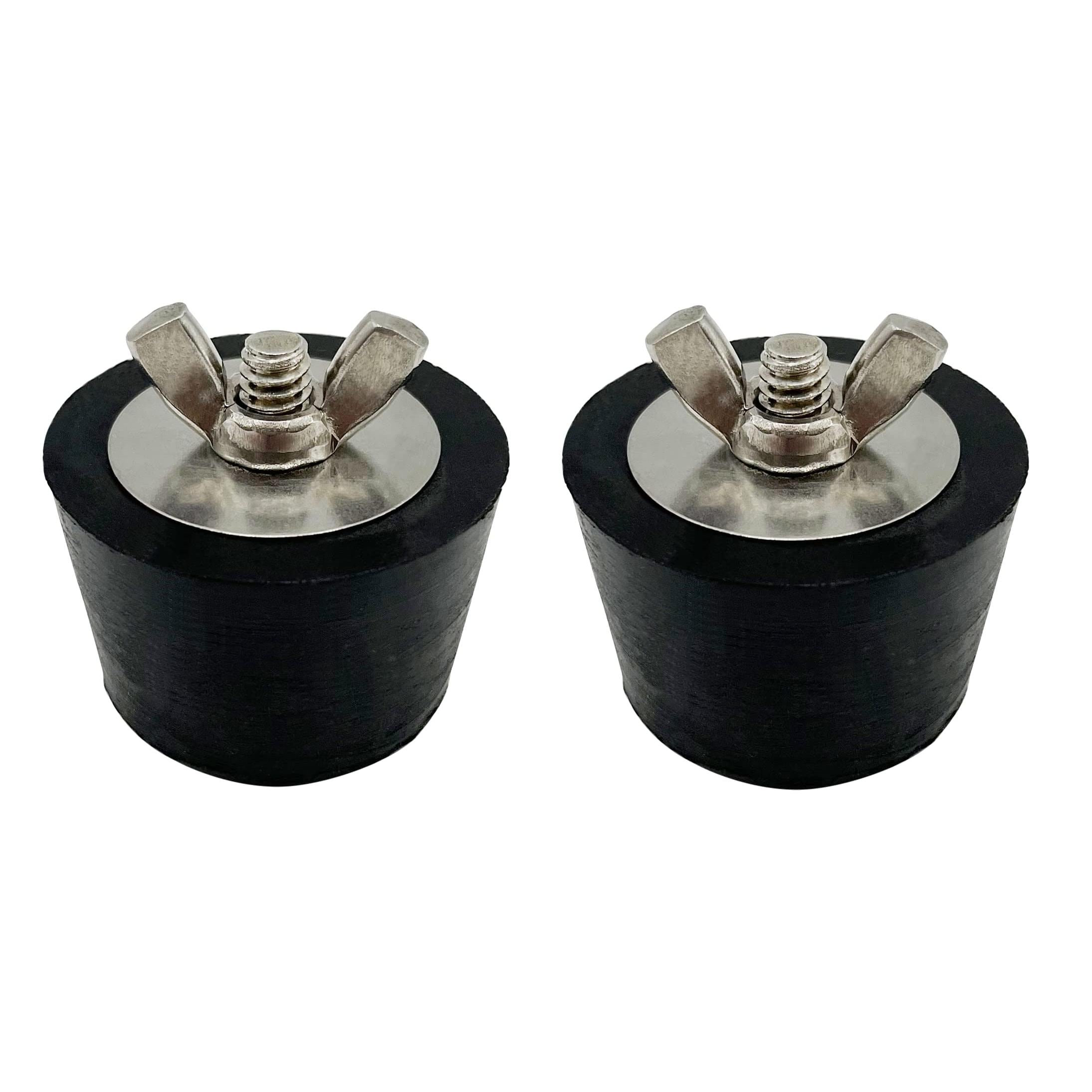 Poolzilla RP-2-2PC 2 PCS 2 Inch Commercial Grade Swimming Pool Winterizing Skimmer Plug for In Ground and Above Ground Pools