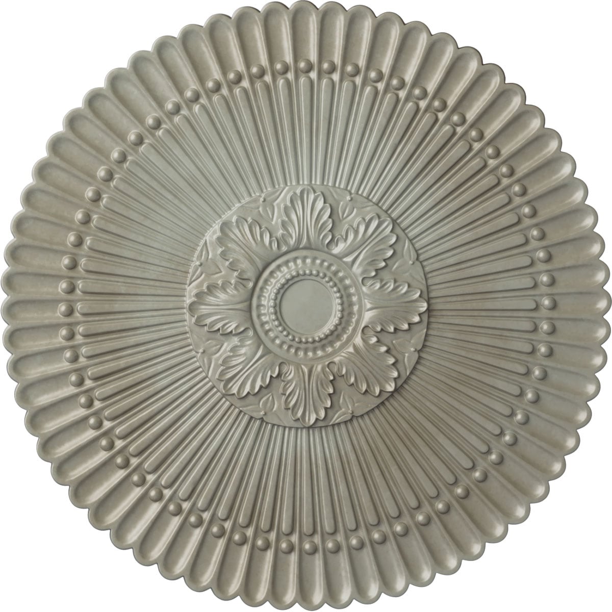Ekena Millwork CM30NEFLS Nexus 30-in W x 30-in L Painted Flash Gold Polyurethane Whole Ceiling Medallion