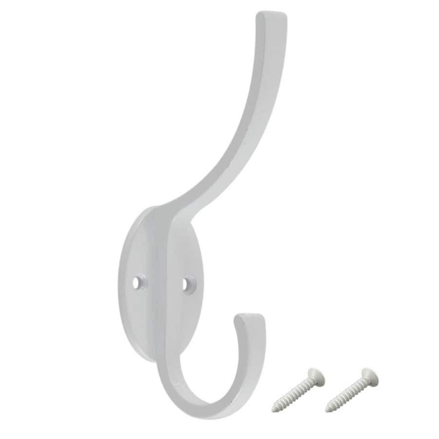 Gatehouse White Decorative Wall Hook (15-lb Capacity) in the Decorative ...