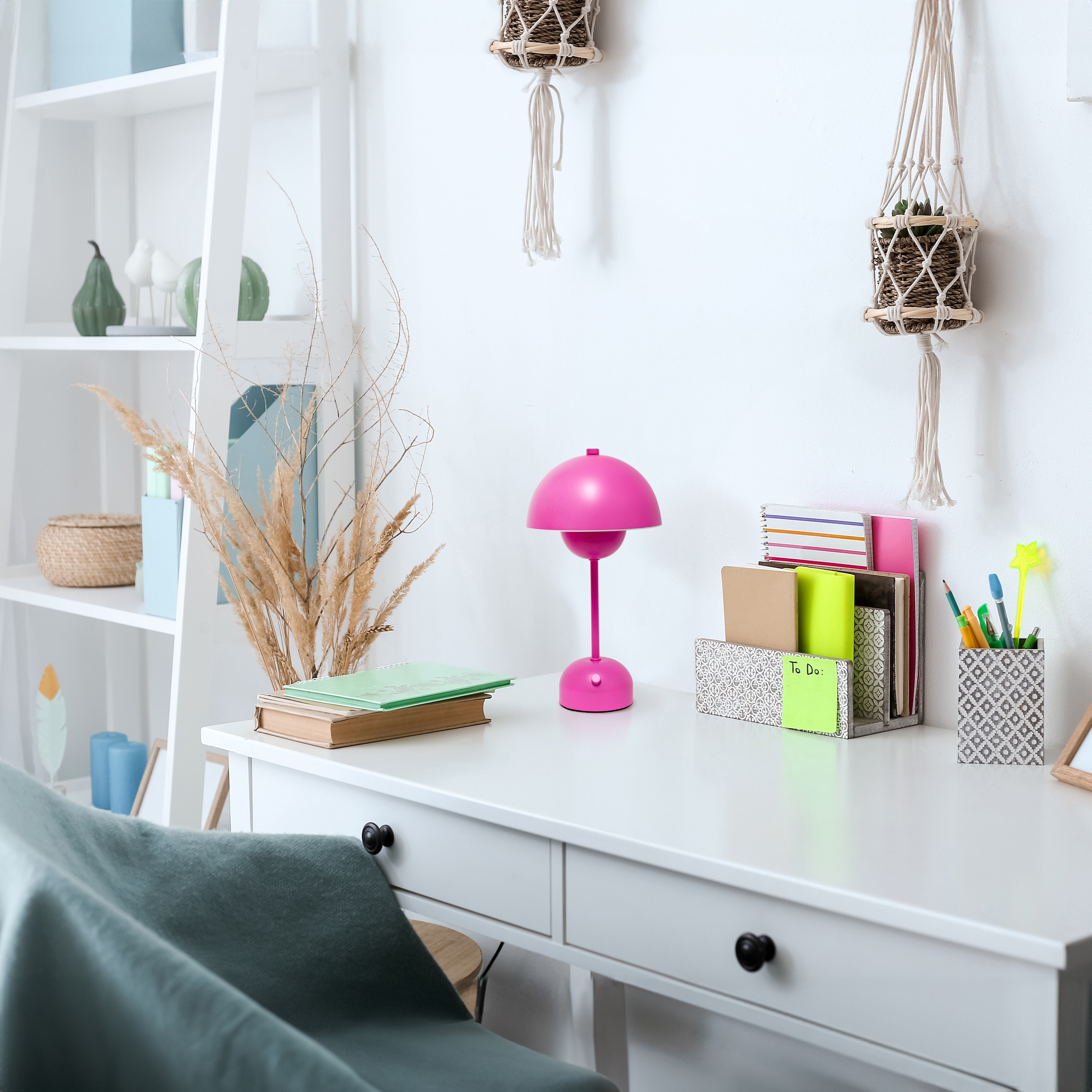 Simple Designs LD1069-HPK Desk-Table-Lamps - View #5