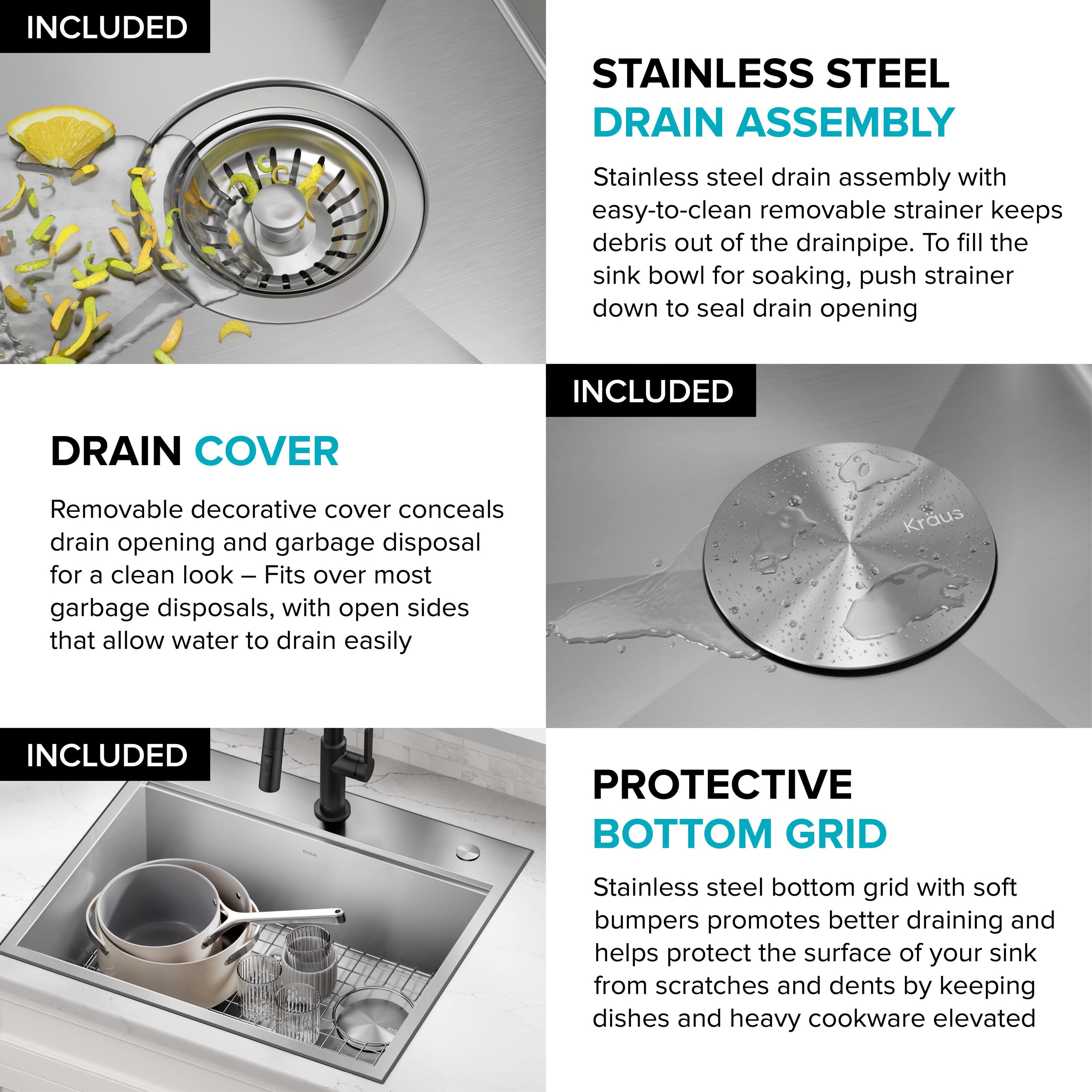Kraus KWT311-25 Kitchen-Sinks - View #9