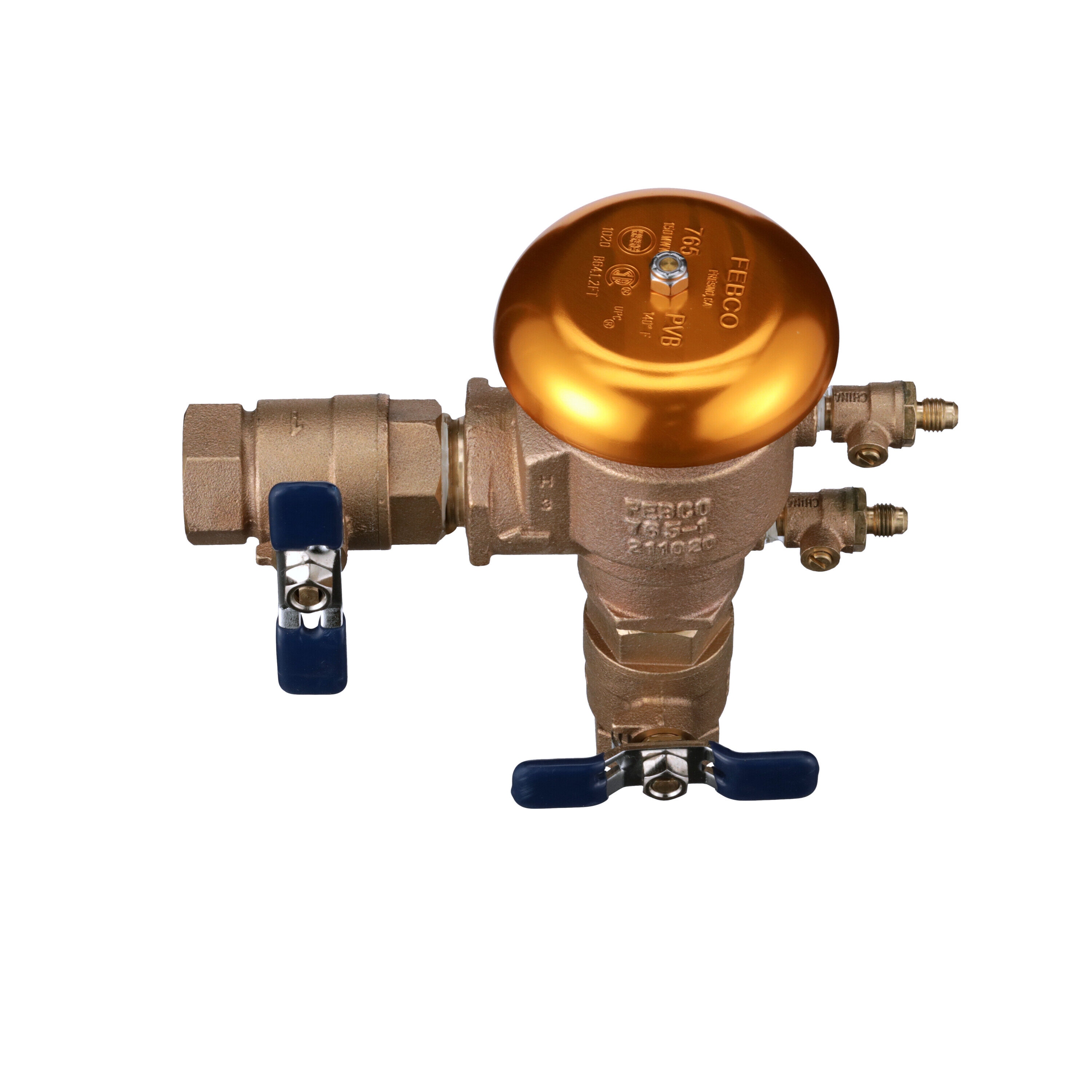 FEBCO 1-in Bronze FNPT Pressure Vacuum Breaker In The Backflow ...