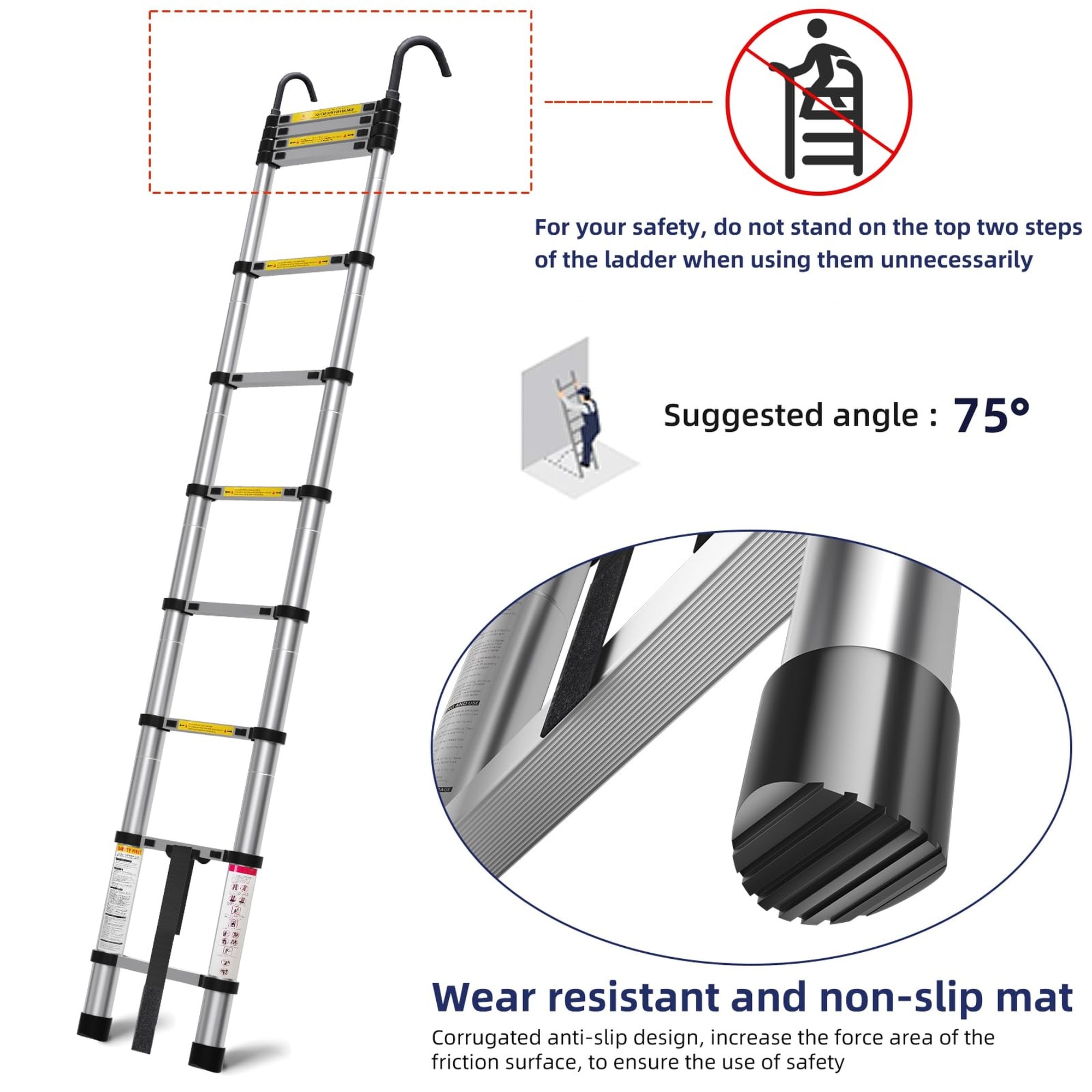 Numhew NHBEN384336 Extension-Ladders - View #6
