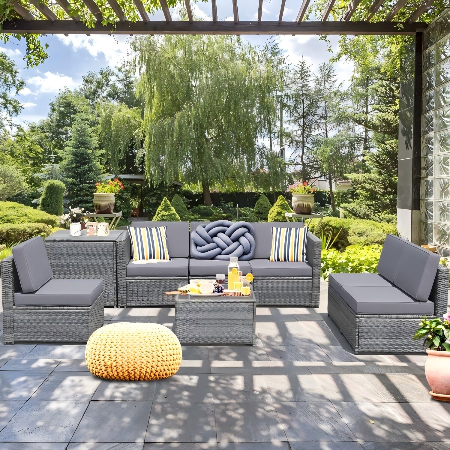Forclover HBV-HW657RE Patio-Sofas-Daybeds - View #3