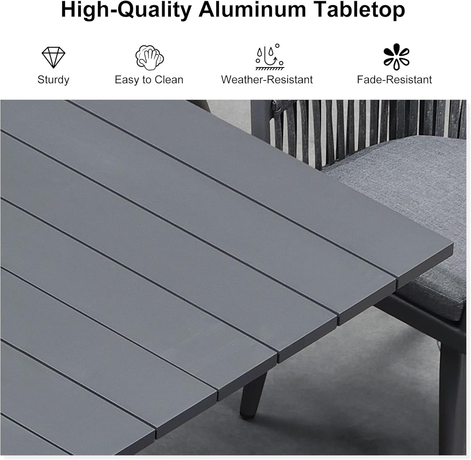 PURPLE LEAF LS03-OL11-250-GY Patio-Dining-Sets - View #6