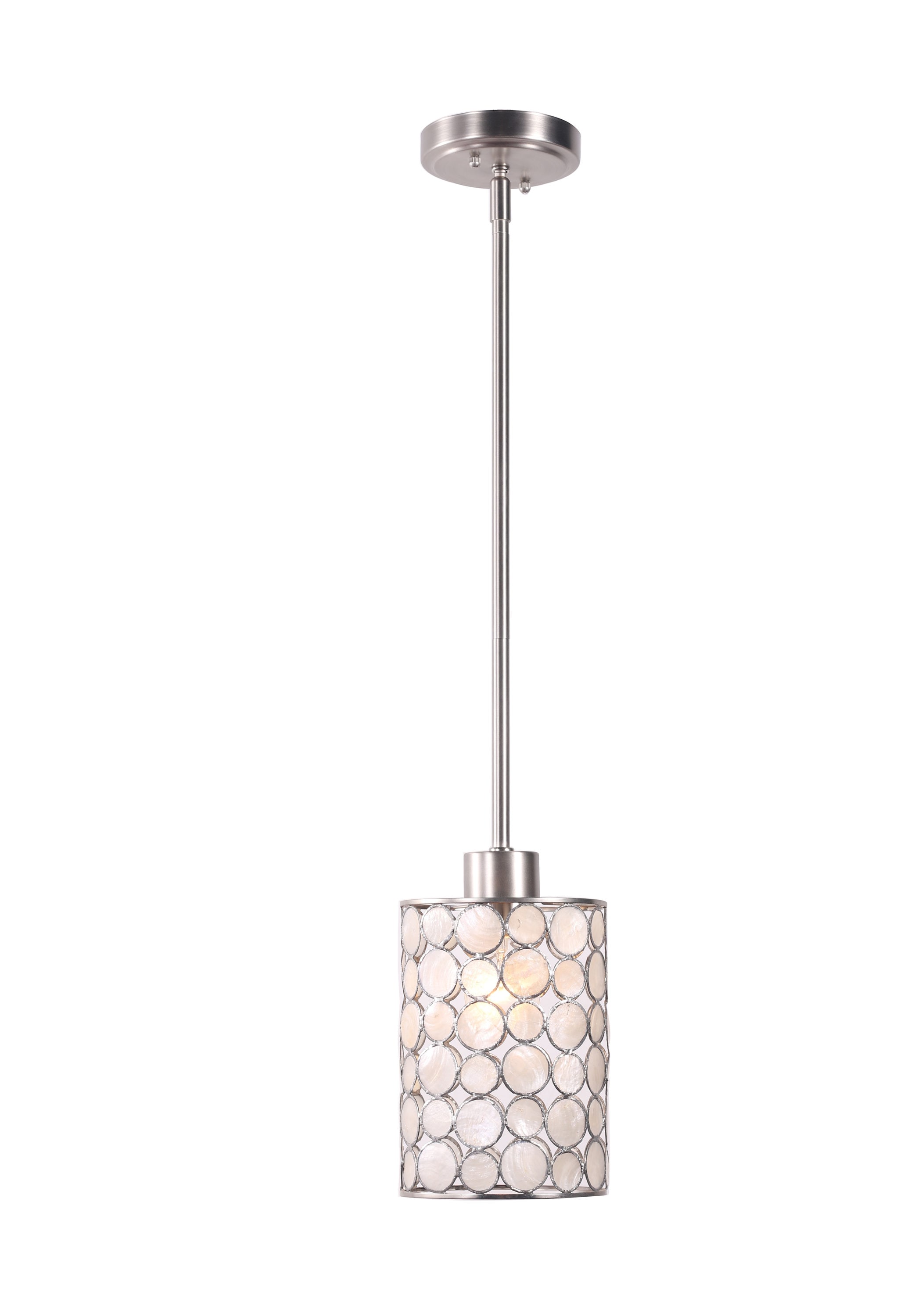 brushed nickel pendant light lowes