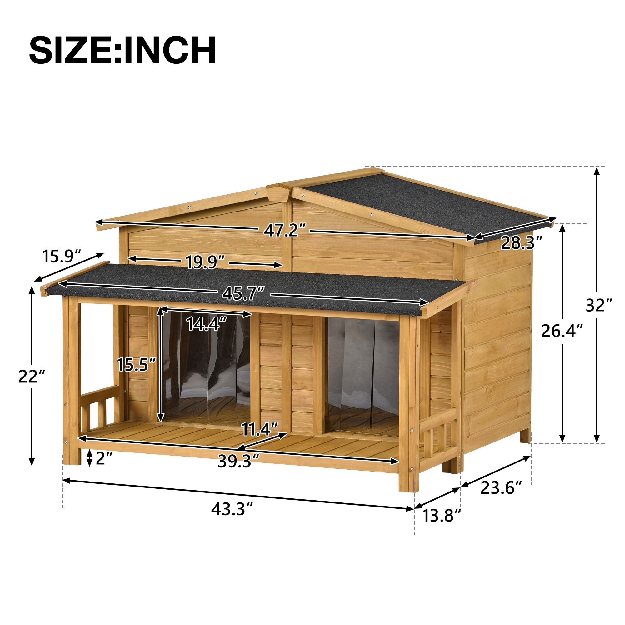 LIVIZA GIG-PS004BN Dog-Houses - View #2