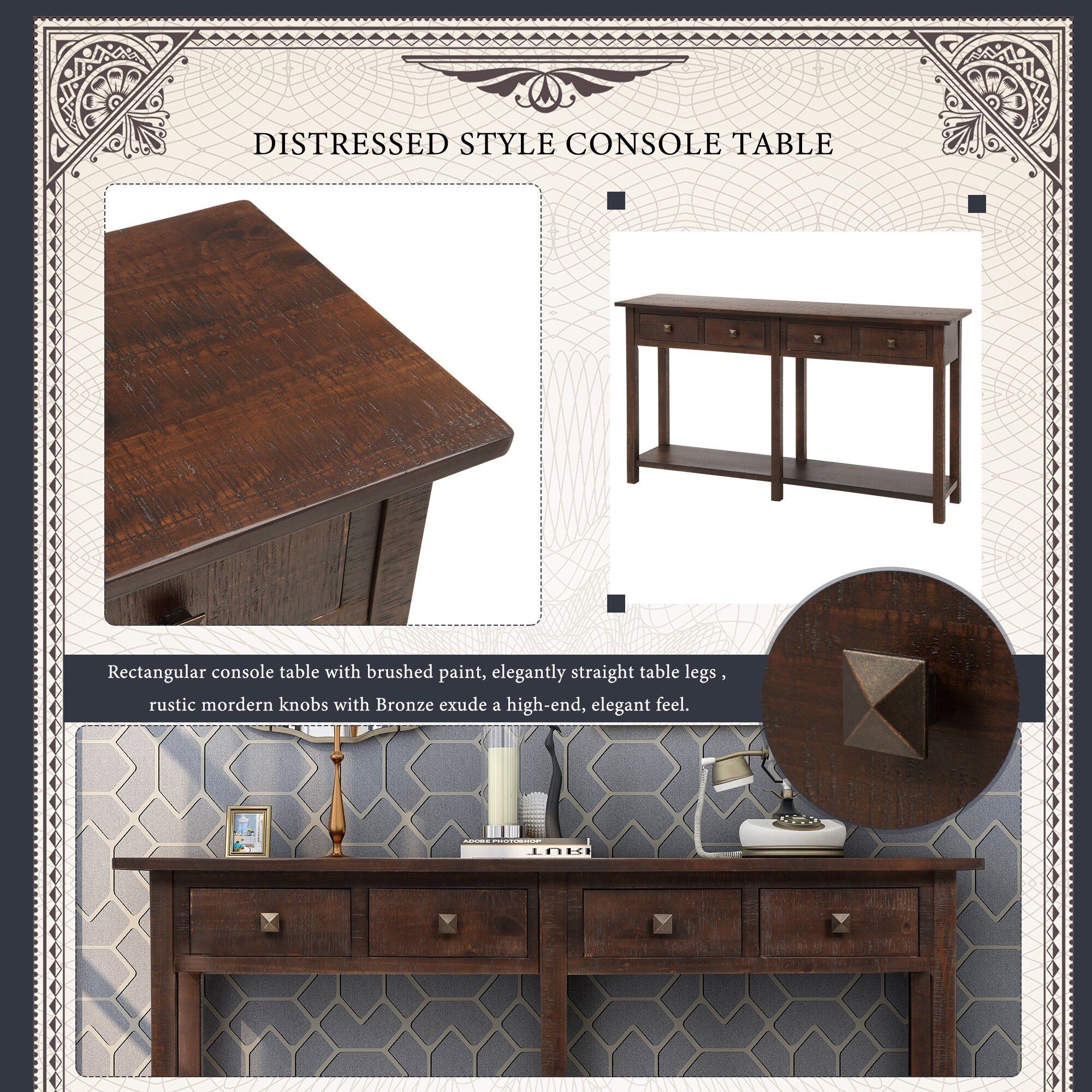 AHIOU HOME ZAAH-CT192012P Console-Sofa-Tables - View #8