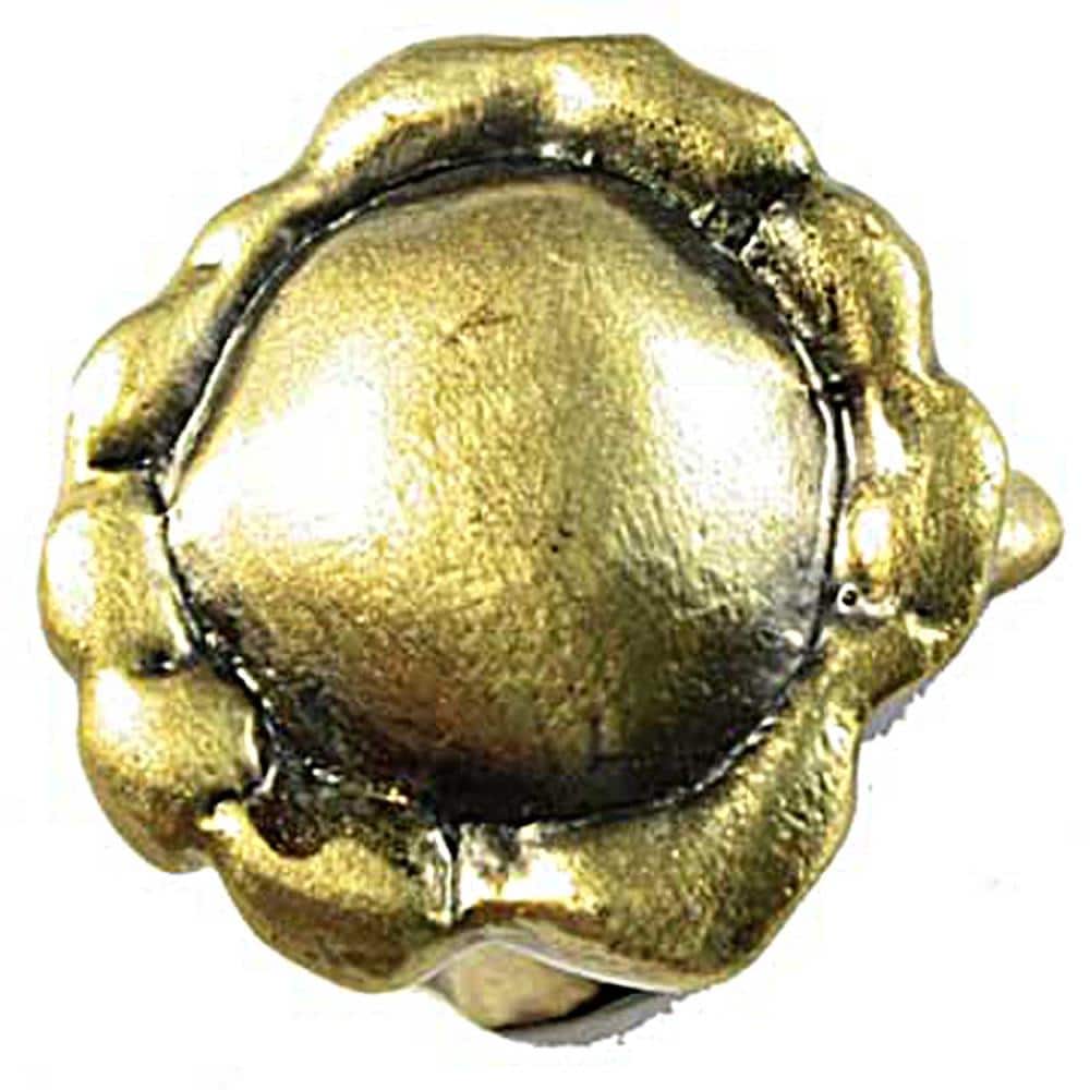 Sierra Lifestyles 681348 Antique brass Round Rustic Cabinet Knob
